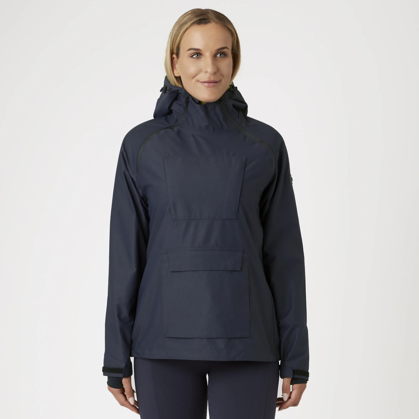 Horze Ayla Womens Waterproof Shell Riding Jacket - Dark Navy 6 Horze Ayla Womens Waterproof Shell Riding Jacket - Dark Navy - Image 4