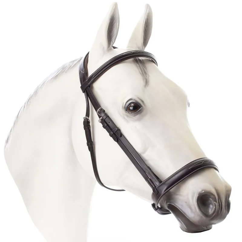 Equinavia Valkyrie Wide Noseband Hunter Bridle W/Reins - Chocolate Brown 7 Equinavia Valkyrie Wide Noseband Hunter Bridle W/Reins - Chocolate Brown - Image 5