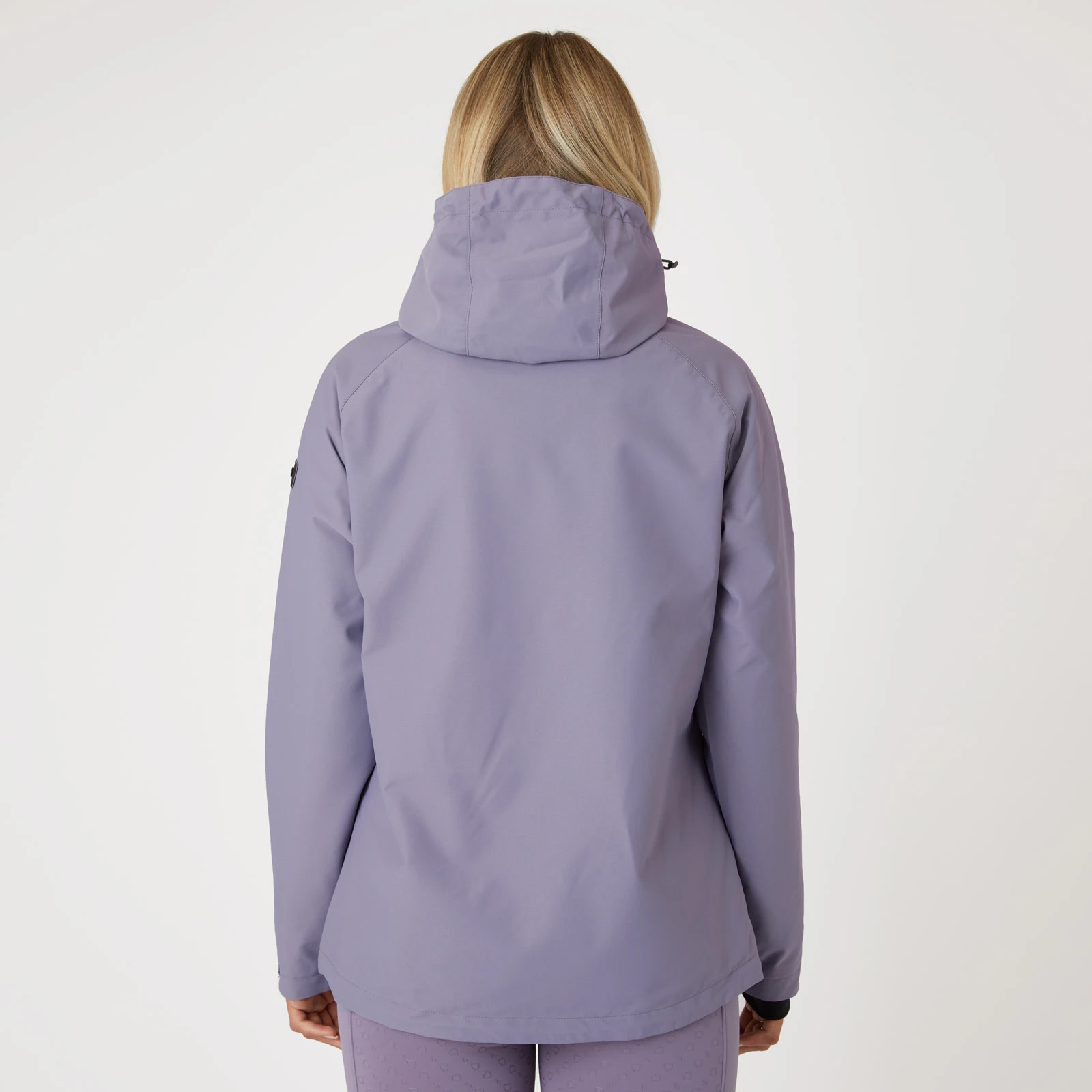 Horze Ayla Womens Waterproof Shell Riding Jacket - Grey Ridge Purple 7 Horze Ayla Womens Waterproof Shell Riding Jacket - Grey Ridge Purple - Image 5