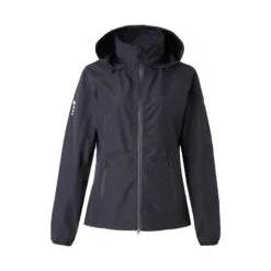Horze Stella Waterproof Shell Jacket - Caviar Black