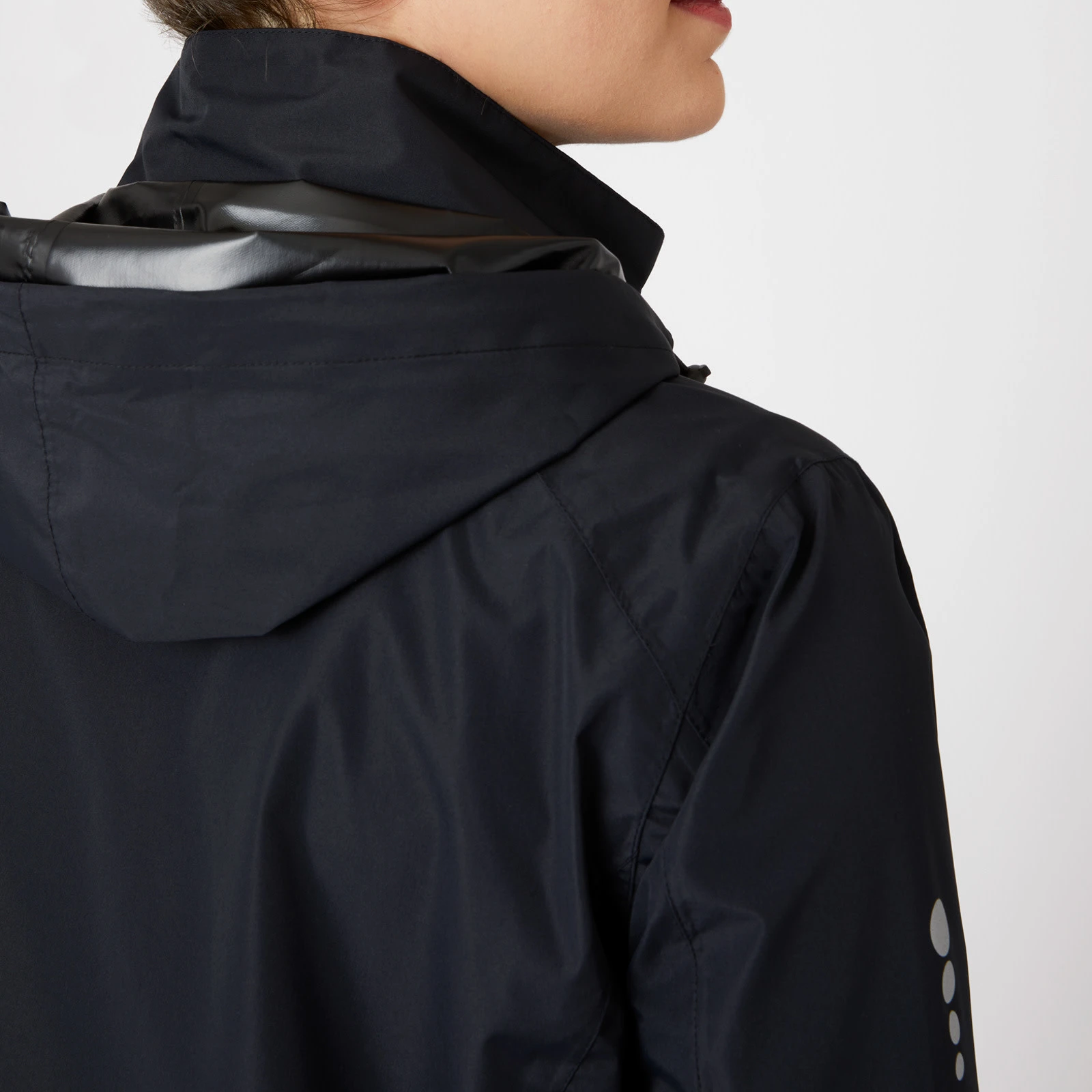 Horze Stella Waterproof Shell Jacket - Dark Navy 6 Horze Stella Waterproof Shell Jacket - Dark Navy - Image 4