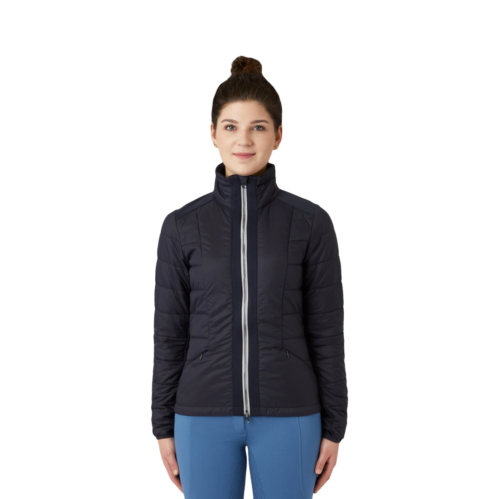 Horze Cameron Womens Hybrid Jacket - Dark Navy 5 Horze Cameron Womens Hybrid Jacket - Dark Navy - Image 3