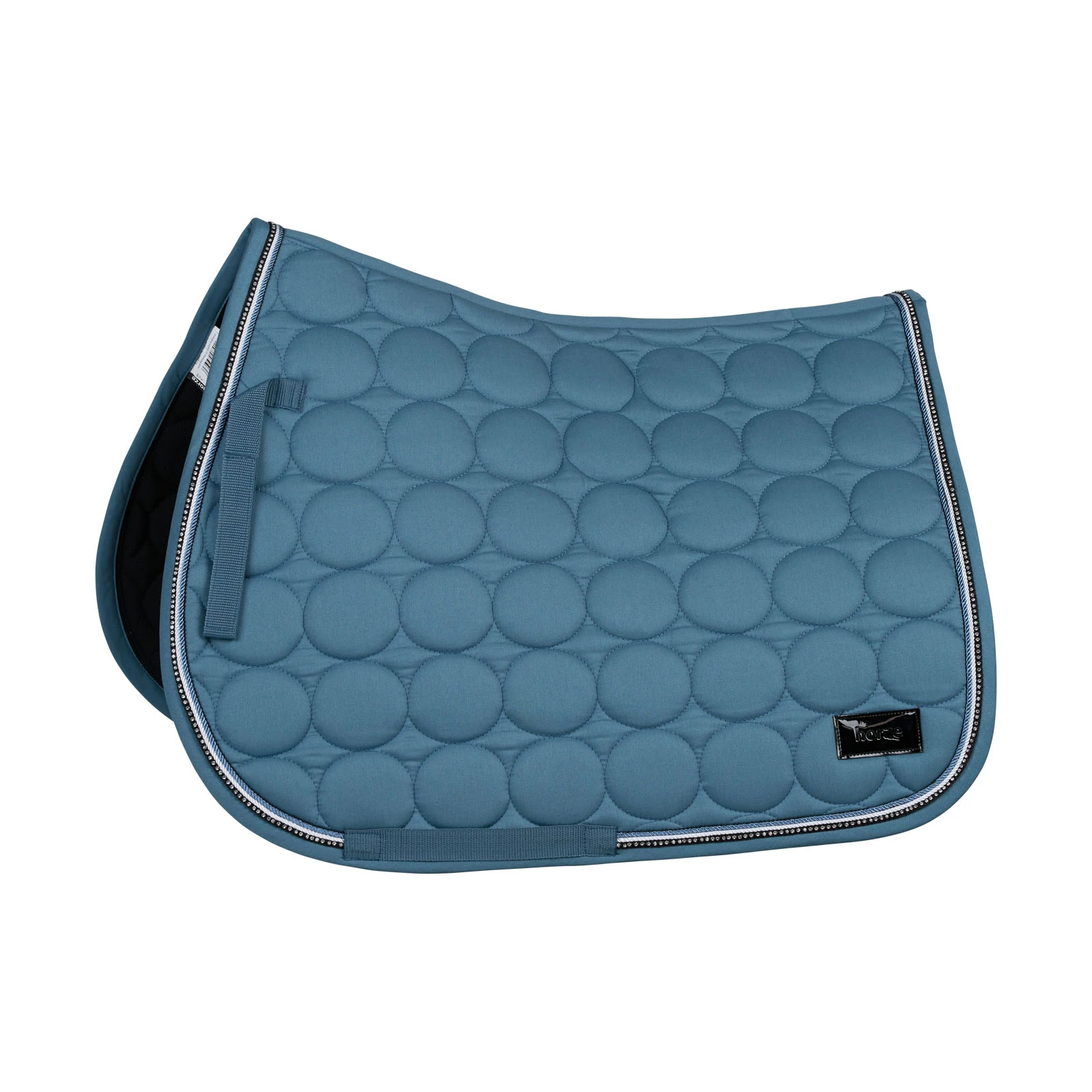 Horze Marquess All Purpose Saddle Pad - Aegean Blue 4 Horze Marquess All Purpose Saddle Pad - Aegean Blue - Image 2