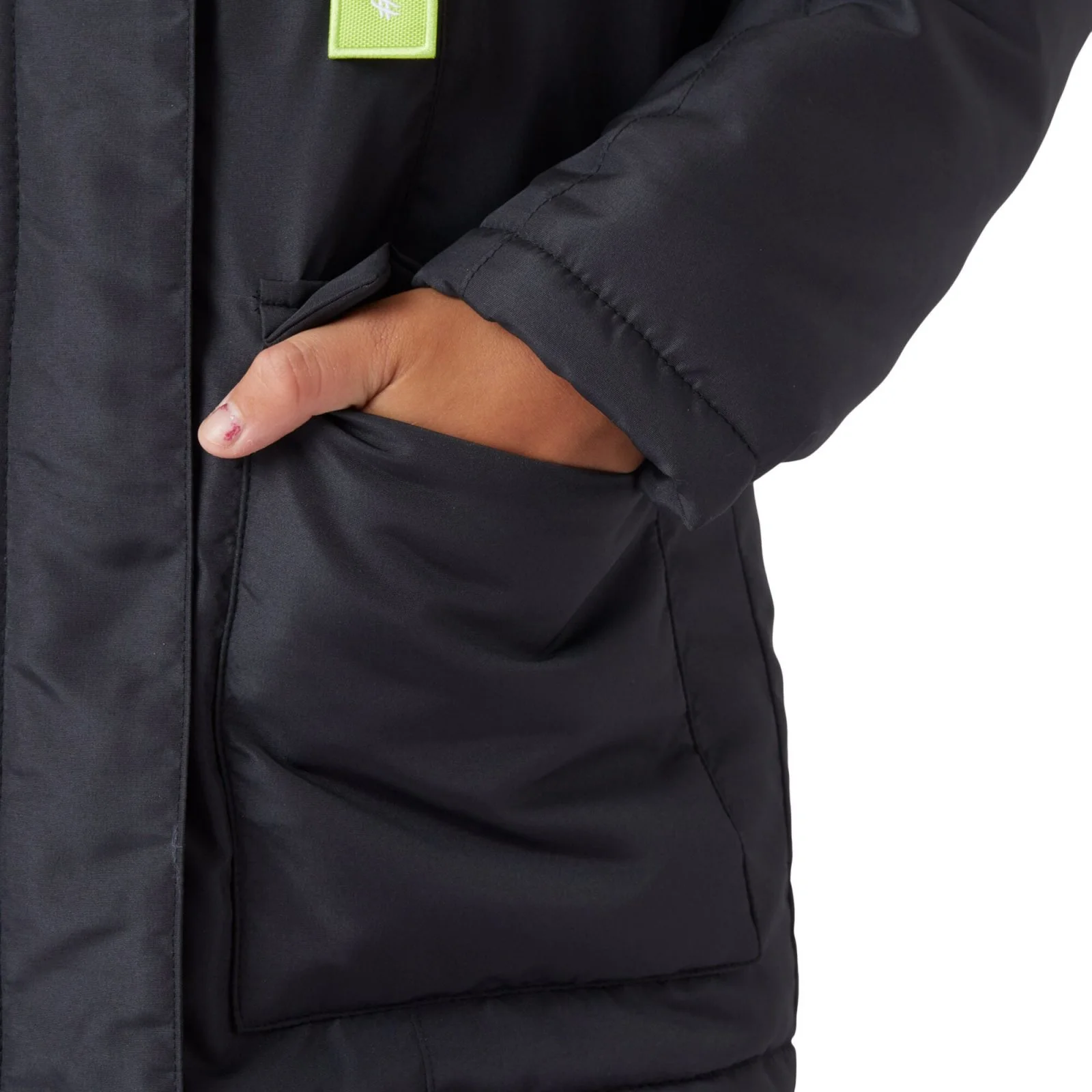 Horze Asta Kids Winter Parka Jacket - Dark Navy 7 Horze Asta Kids Winter Parka Jacket - Dark Navy - Image 5