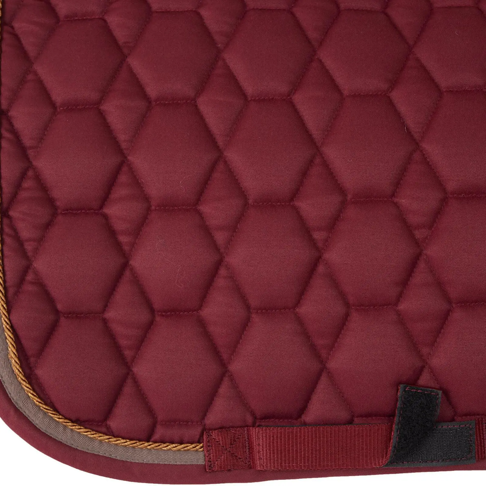 Horze Kenya Anti Slip Dressage Saddle Pad - Rhubarb Dark Red 6 Horze Kenya Anti Slip Dressage Saddle Pad - Rhubarb Dark Red - Image 4
