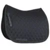 Horze Noir Pearl Corded Dressage Saddle Pad - Dark Navy