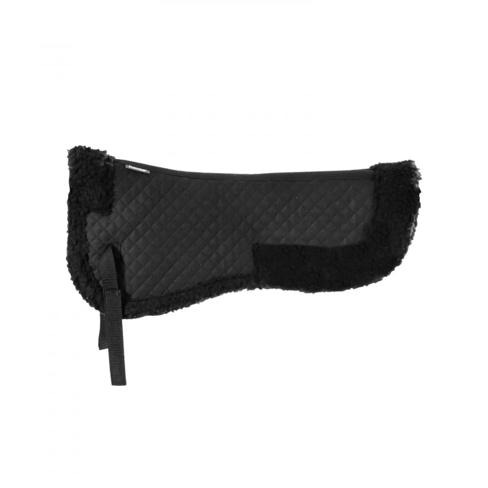 Horze Fur Half Pad - Black 3 Horze Fur Half Pad - Black