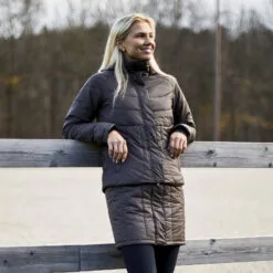 Horze Aurora Womens Padded Parka With Removable Hem - After Dark Brown -Equinavia Shop 7535b627 c6bc 4147 ae77 95f0a5b5b08633613 AFBR 422f4d11560621e38775fa5018d18ead52855263