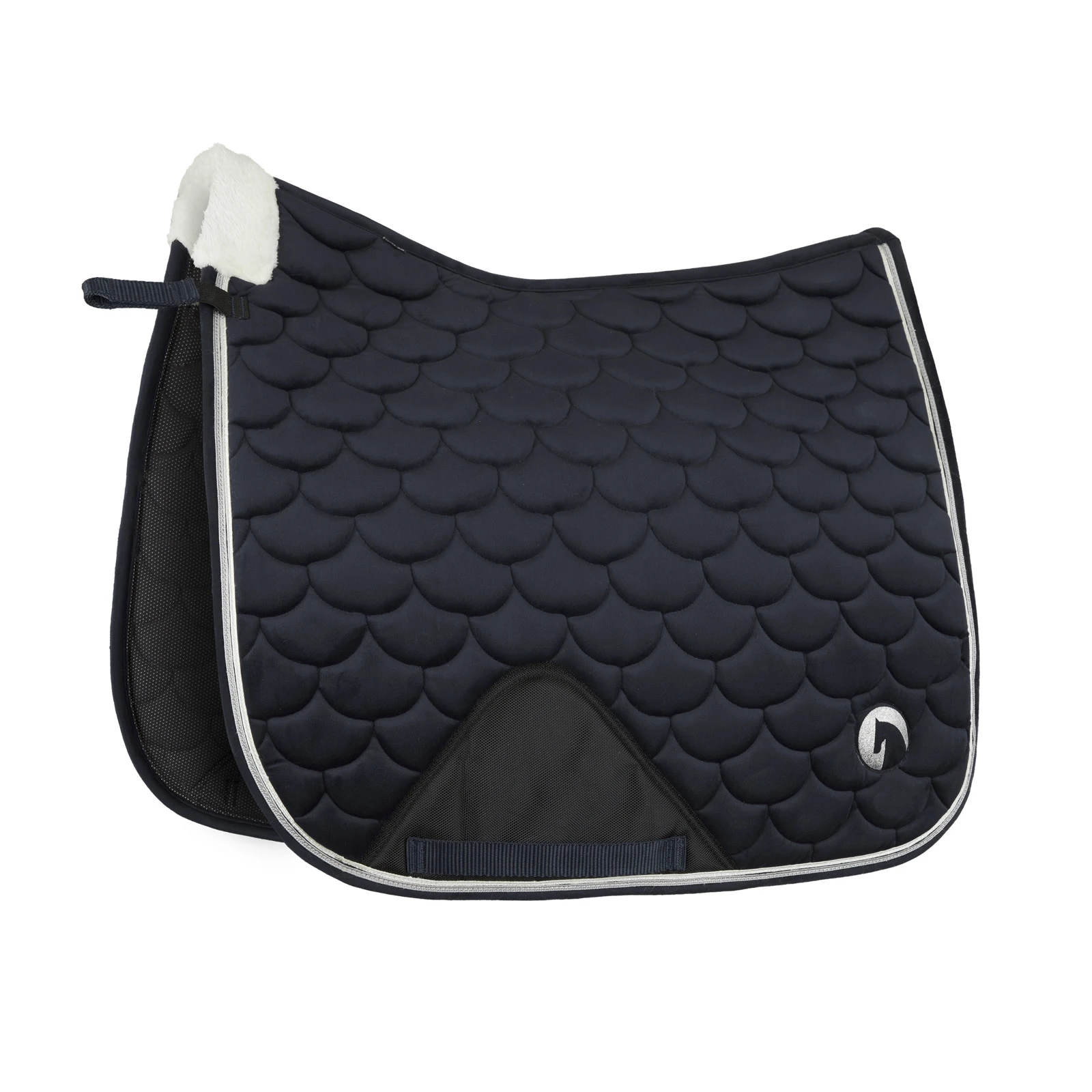 Horze Geneva Dressage Saddle Pad - Merlot 10 Horze Geneva Dressage Saddle Pad - Merlot - Image 8