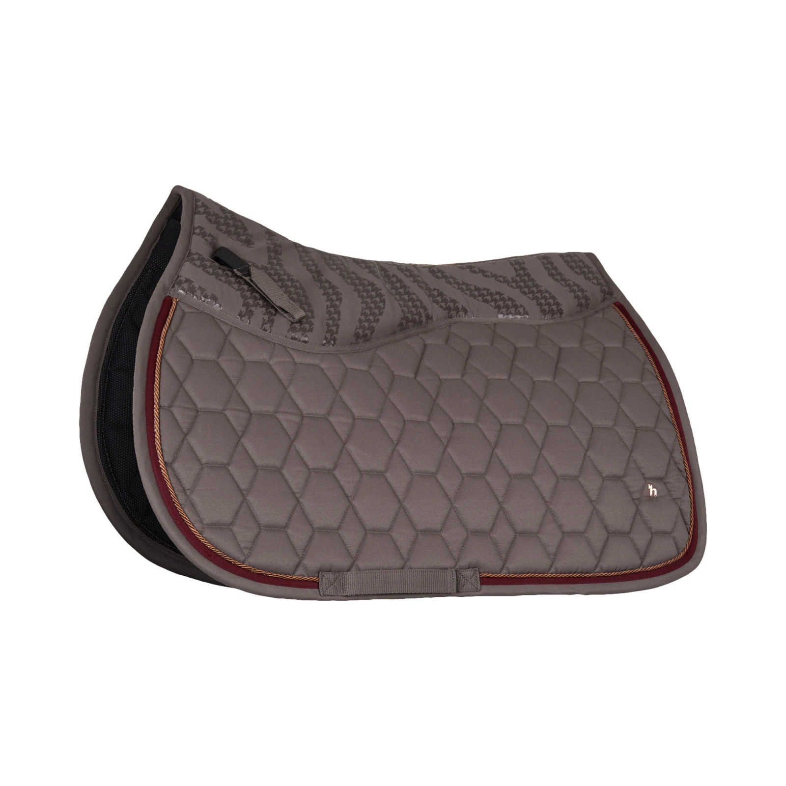 Horze Kenya Anti Slip All Purpose Saddle Pad - Rhubarb Dark Red 10 Horze Kenya Anti Slip All Purpose Saddle Pad - Rhubarb Dark Red - Image 8