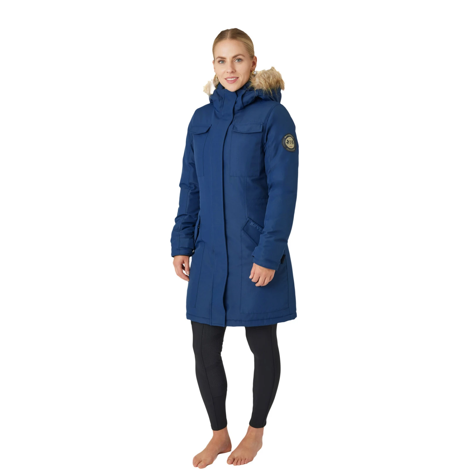 B Vertigo Gwen Womens Parka Riding Jacket - Reflecting Pond 11 B Vertigo Gwen Womens Parka Riding Jacket - Reflecting Pond - Image 9