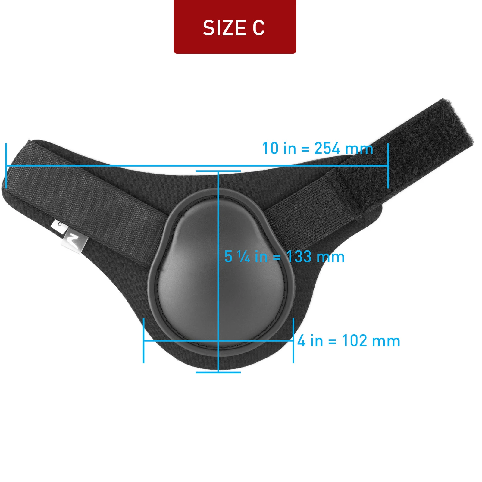 Horze Chicago Fetlock Hind Horse Boots - Chocolate Brown 5 Horze Chicago Fetlock Hind Horse Boots - Chocolate Brown - Image 3