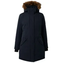 B Vertigo Gwyneth Womens Winter Parka Jacket - Dark Navy