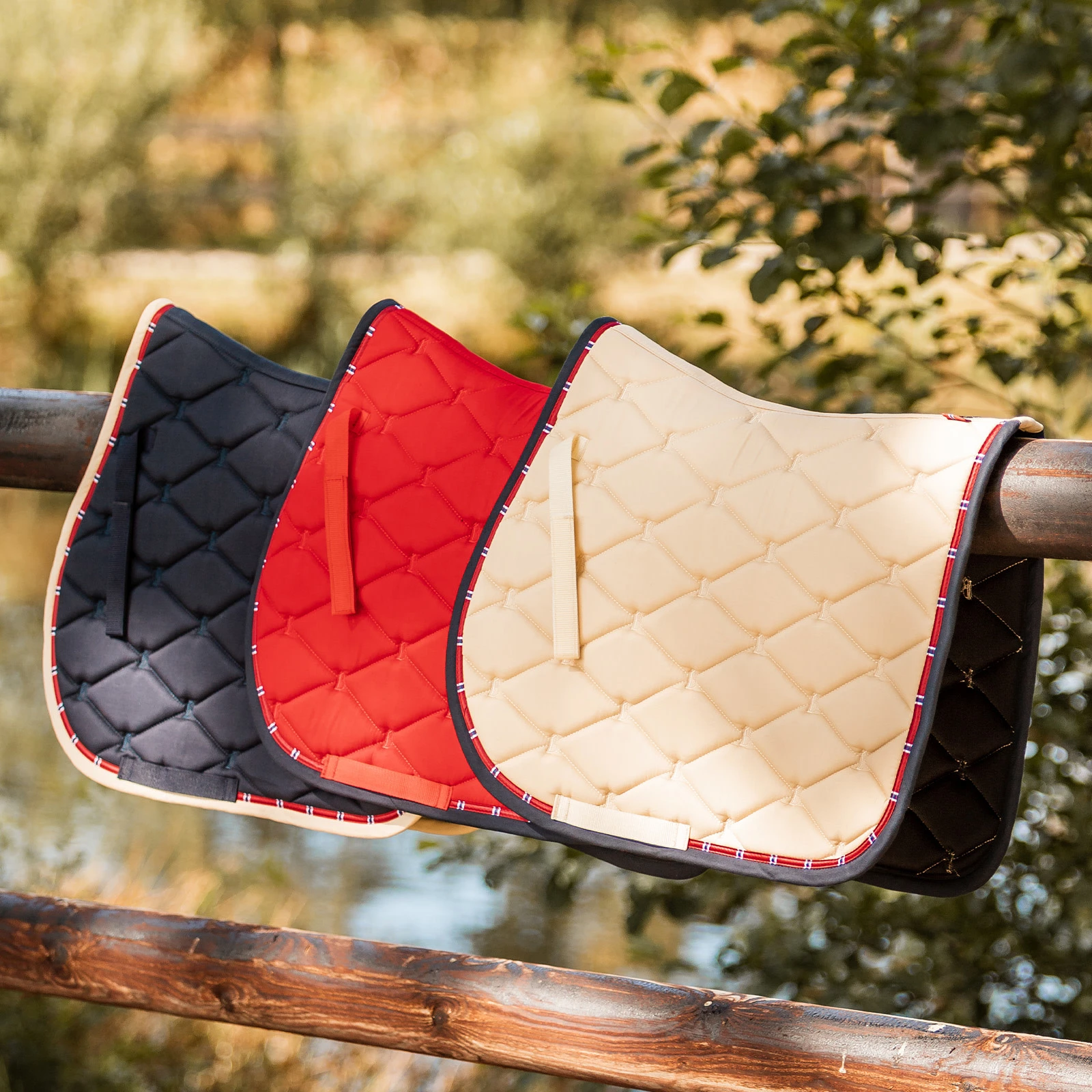 B Vertigo Amory All Purpose Saddle Pad - Dark Navy 6 B Vertigo Amory All Purpose Saddle Pad - Dark Navy - Image 4