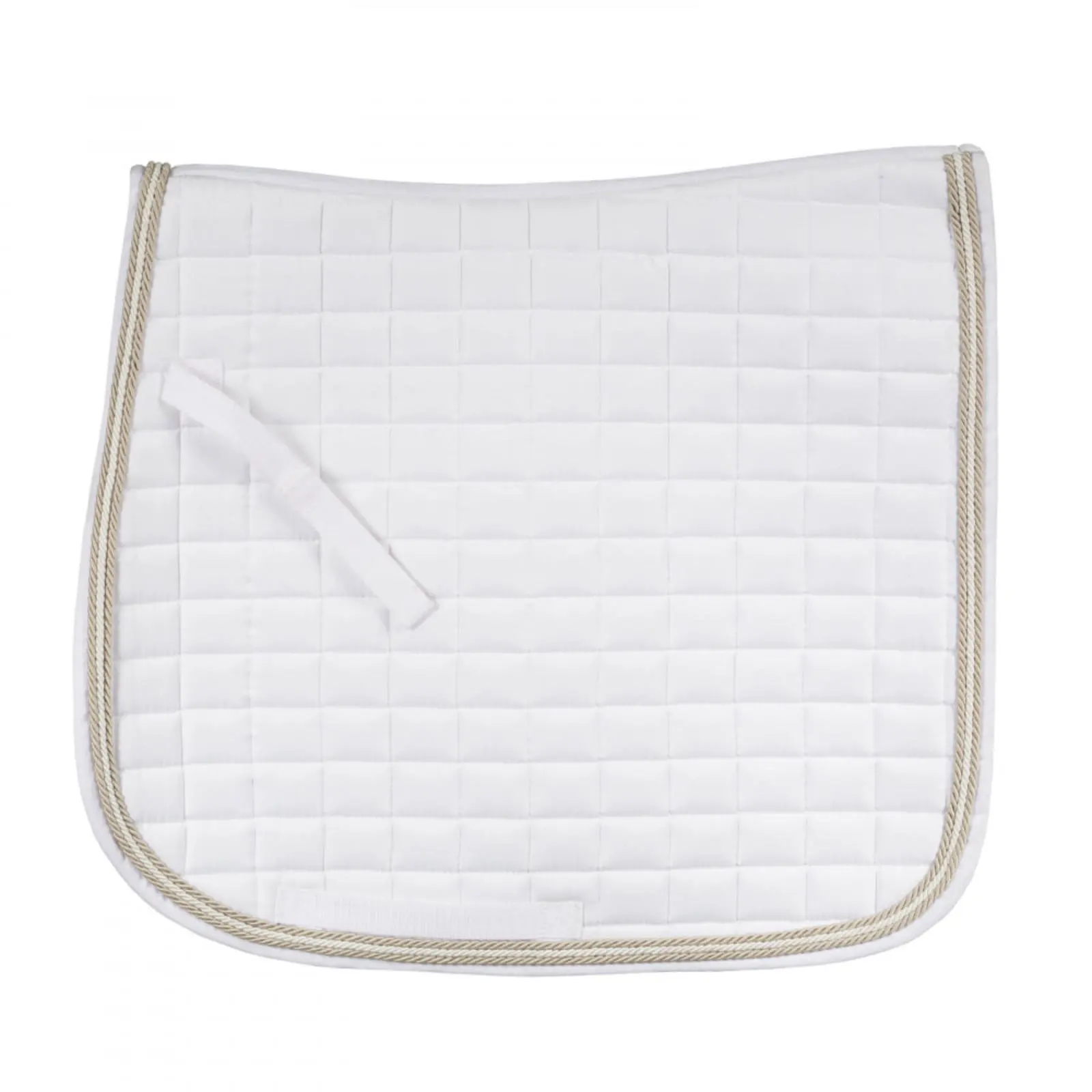 Horze Windsor Dressage Saddle Pad - White 3 Horze Windsor Dressage Saddle Pad - White