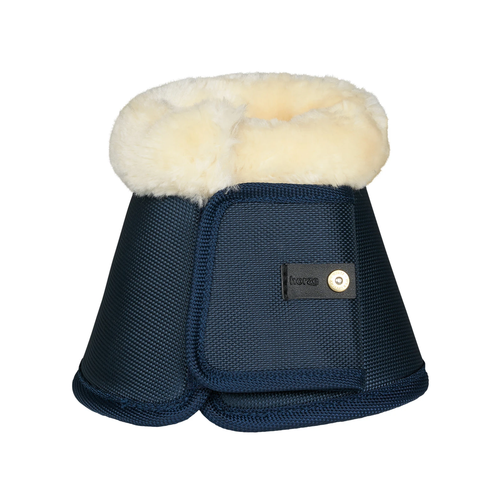 Horze Lincoln Faux Fur Bell Boots - Dress Dark Blue 6 Horze Lincoln Faux Fur Bell Boots - Dress Dark Blue - Image 4