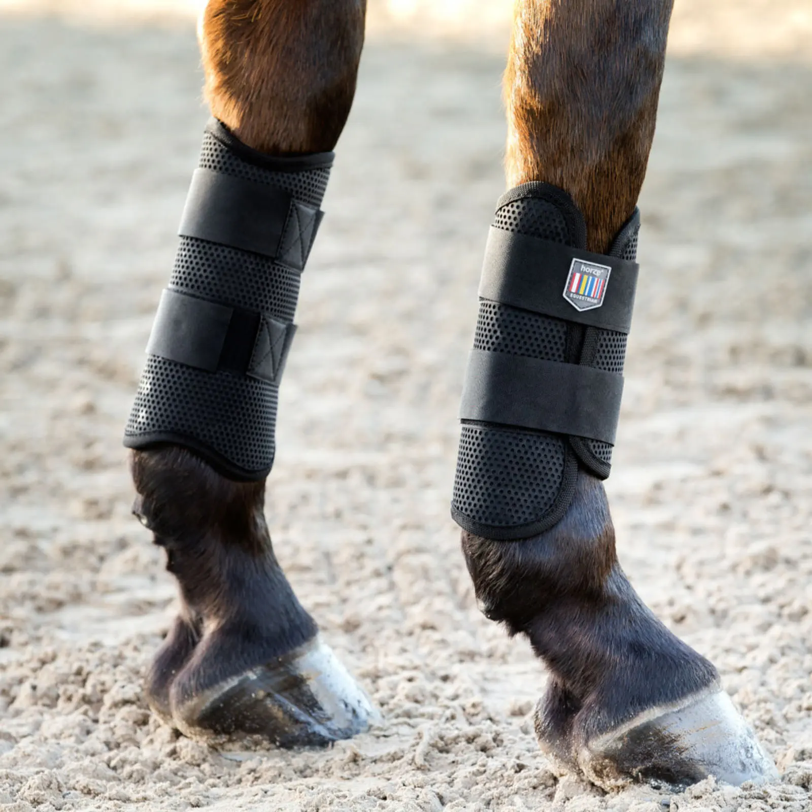 Horze Impact Flexi Strike Guard Boots - Front - Black 5 Horze Impact Flexi Strike Guard Boots - Front - Black - Image 3