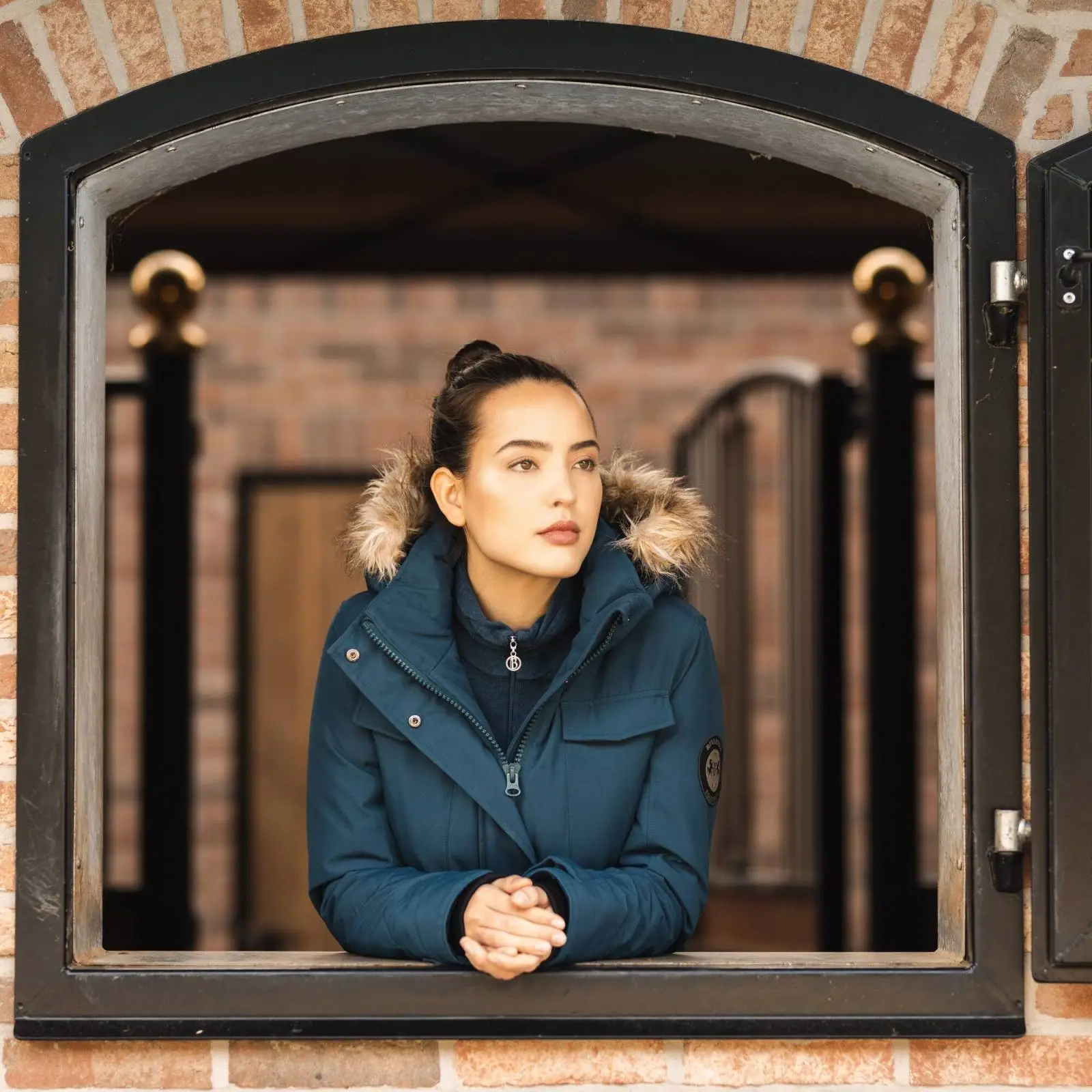 B Vertigo Gwen Womens Parka Riding Jacket - Reflecting Pond 13 B Vertigo Gwen Womens Parka Riding Jacket - Reflecting Pond - Image 11