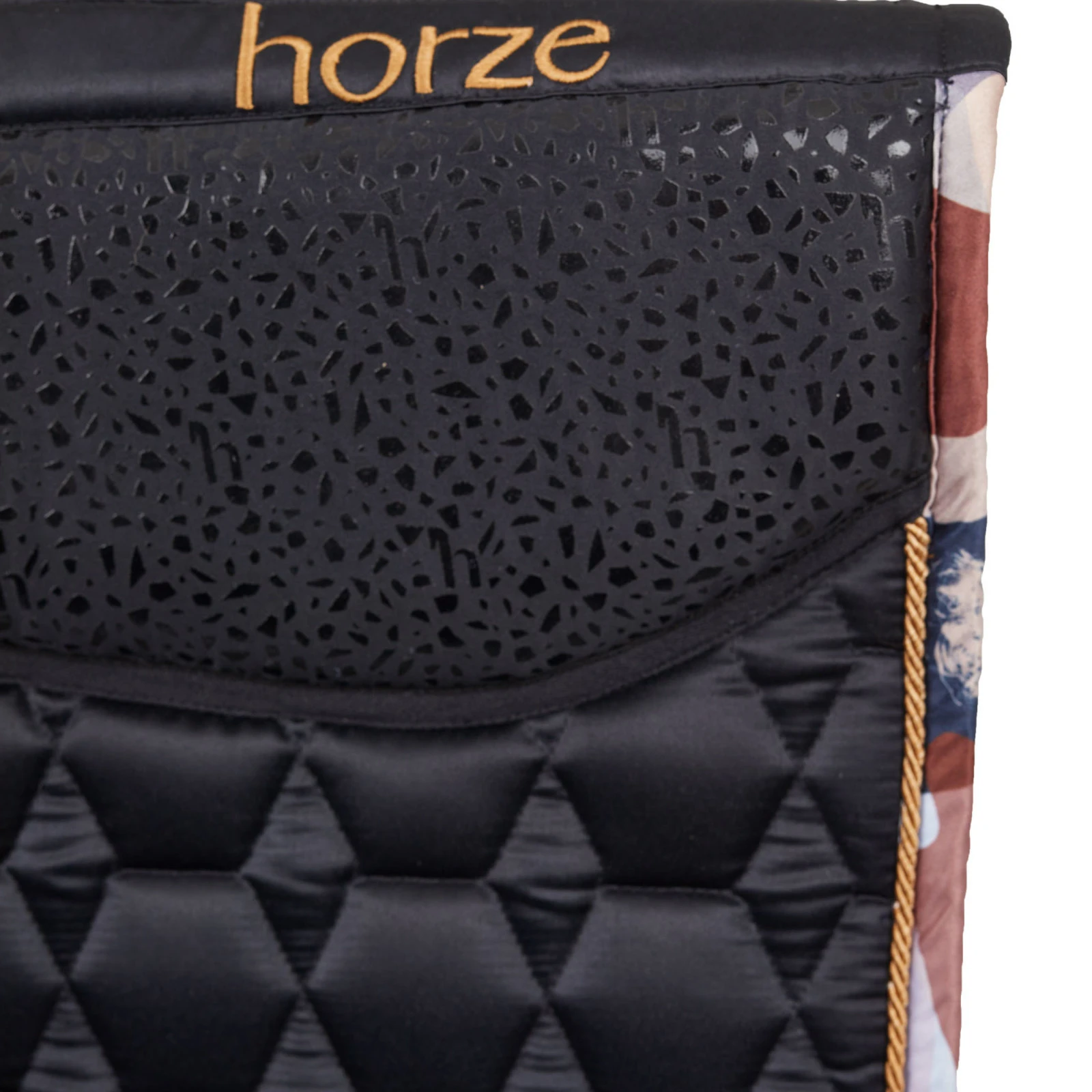 Horze Terrazzo Grip Tech Dressage Saddle Pad - Dark Navy 8 Horze Terrazzo Grip Tech Dressage Saddle Pad - Dark Navy - Image 6