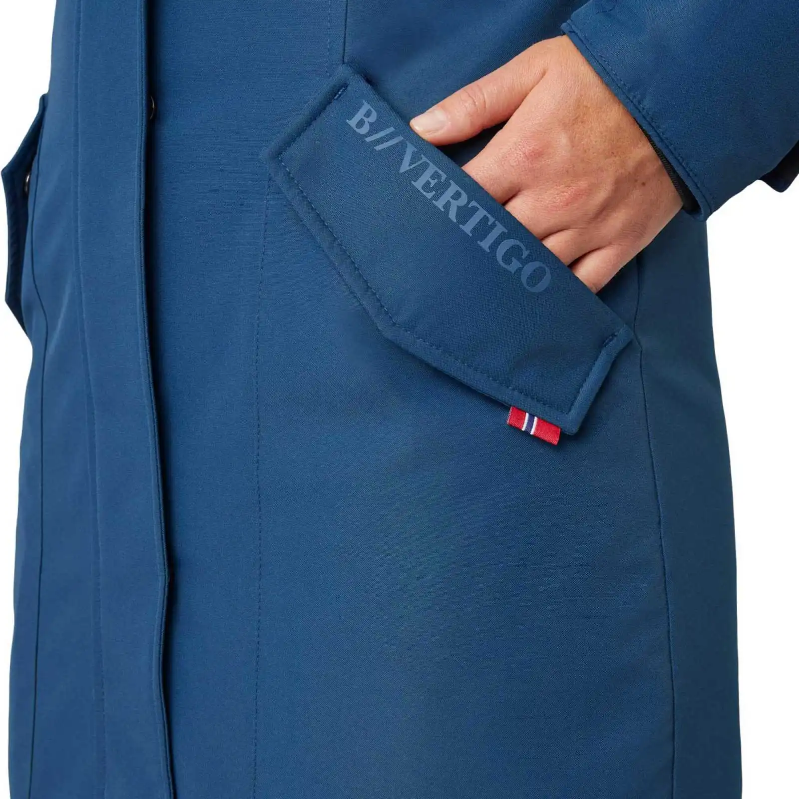 B Vertigo Gwen Womens Parka Riding Jacket - Reflecting Pond 4 B Vertigo Gwen Womens Parka Riding Jacket - Reflecting Pond - Image 2