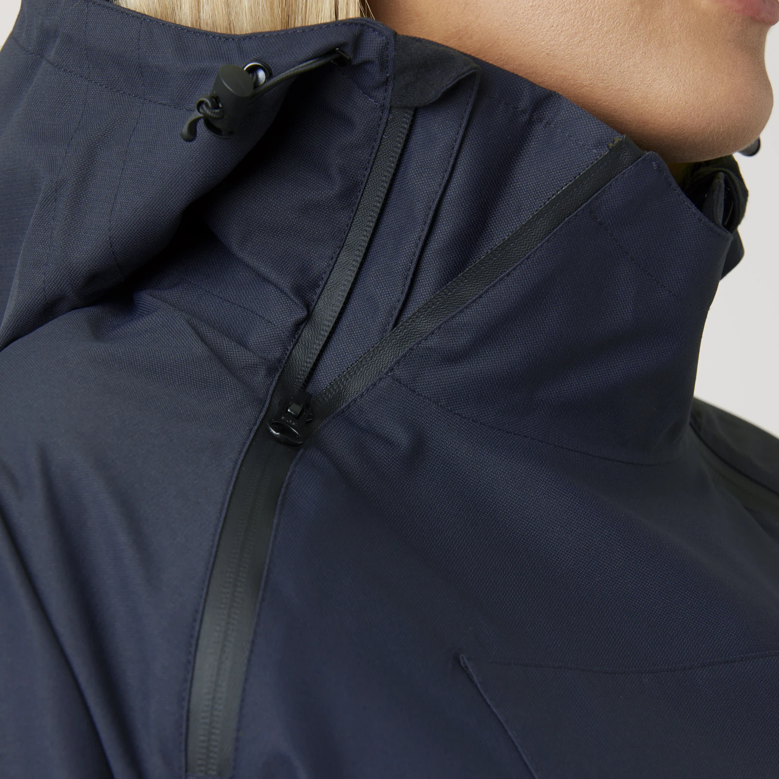 Horze Ayla Womens Waterproof Shell Riding Jacket - Dark Navy 10 Horze Ayla Womens Waterproof Shell Riding Jacket - Dark Navy - Image 8