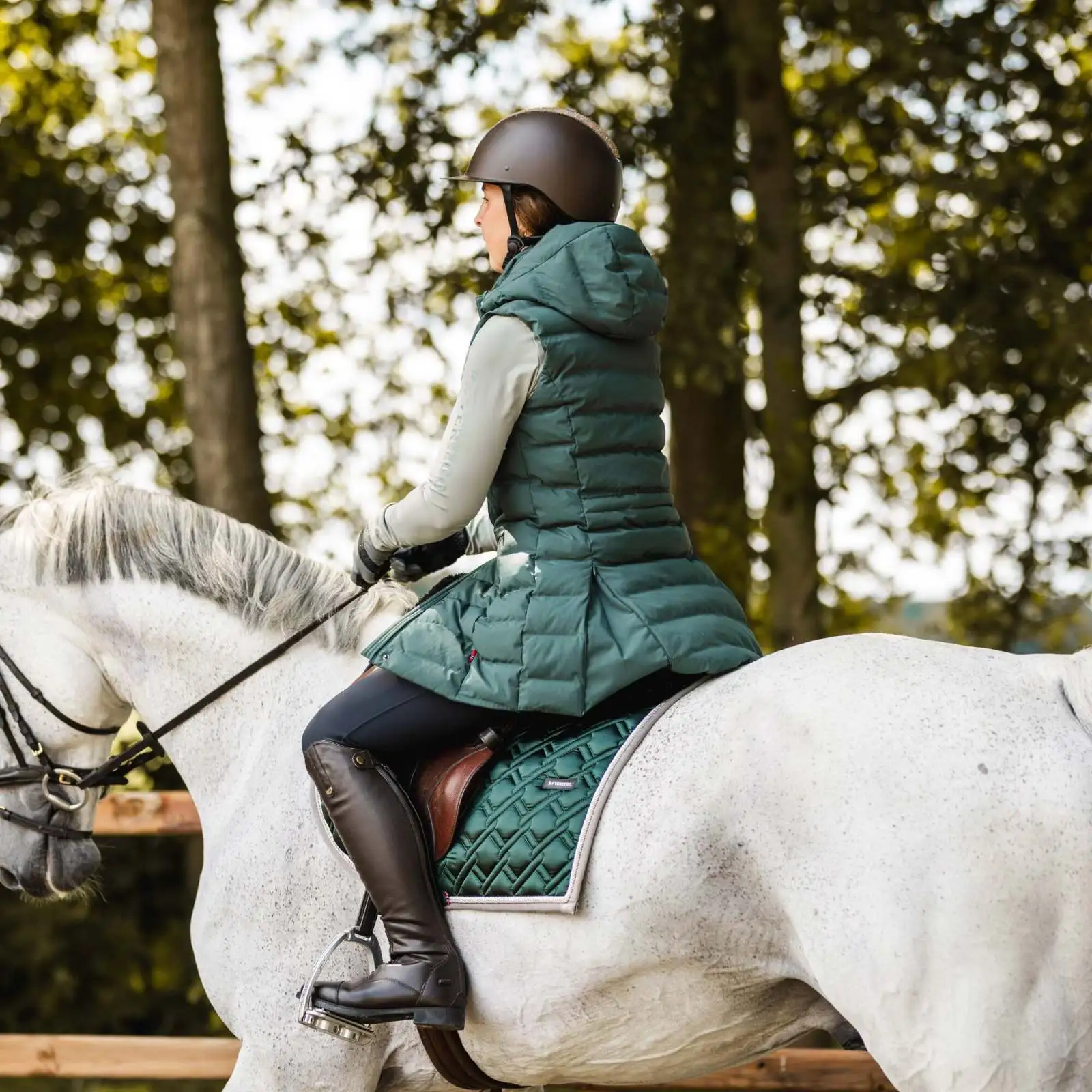 B Vertigo Celeste Womens Waterproof Vest - Jungle Green 13 B Vertigo Celeste Womens Waterproof Vest - Jungle Green - Image 11