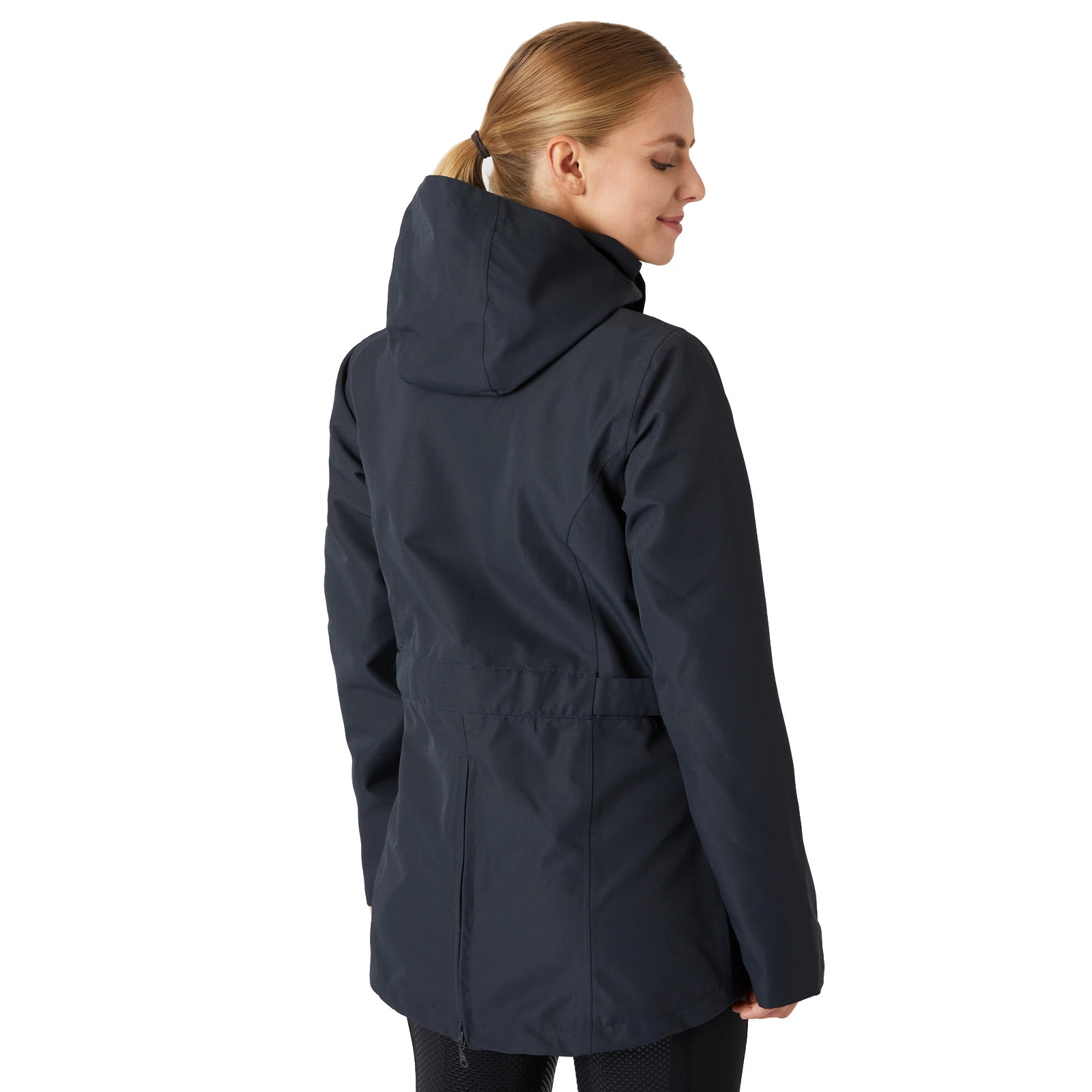 Horze Jadine Womens Winter Jacket - Dark Navy 10 Horze Jadine Womens Winter Jacket - Dark Navy - Image 8