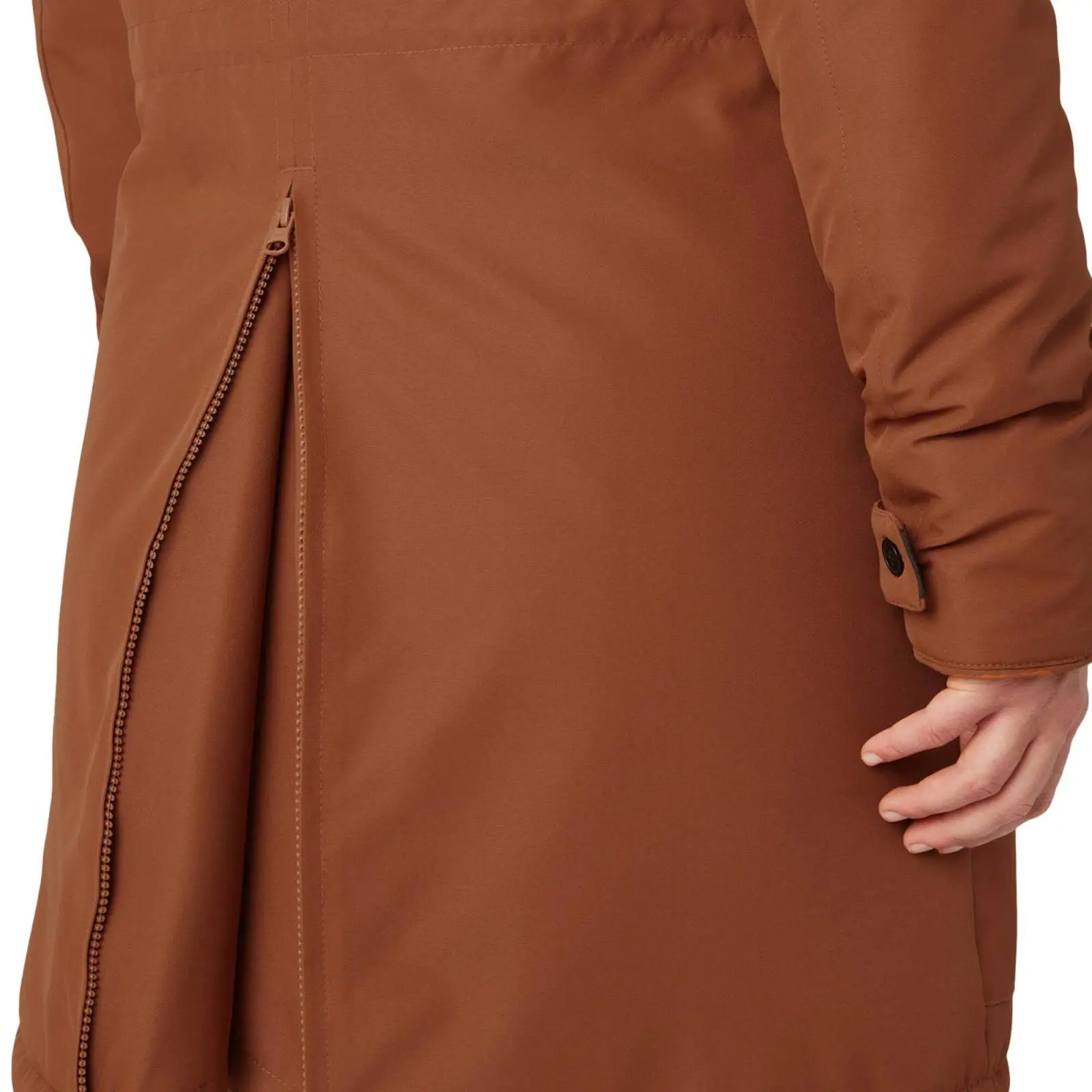 B Vertigo Gwen Womens Parka Riding Jacket - Leather Brown 8 B Vertigo Gwen Womens Parka Riding Jacket - Leather Brown - Image 6