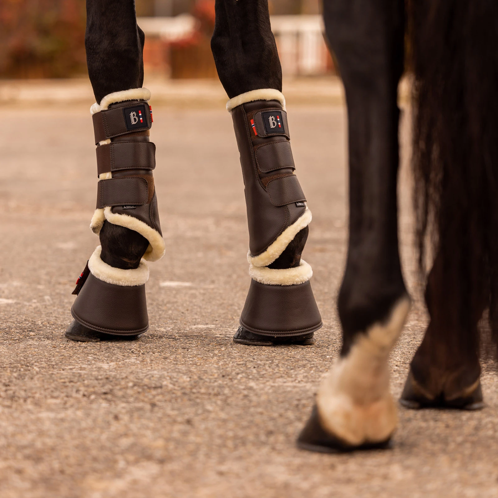 B Vertigo Wellington Fleece Lined Brushing Boots - Black 10 B Vertigo Wellington Fleece Lined Brushing Boots - Black - Image 8