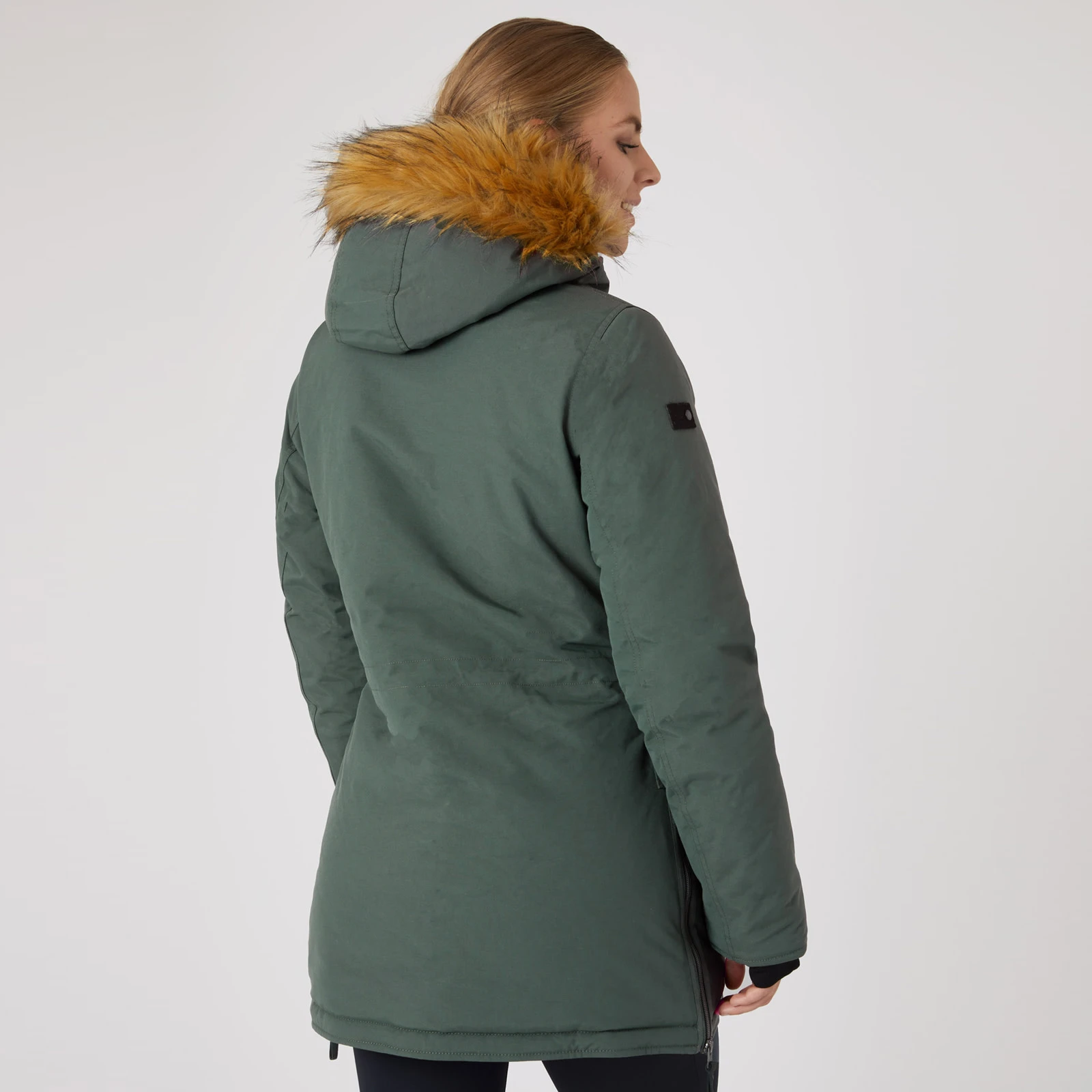 Horze Womens Brooke Long Parka Jacket - Urban Chic 8 Horze Womens Brooke Long Parka Jacket - Urban Chic - Image 6