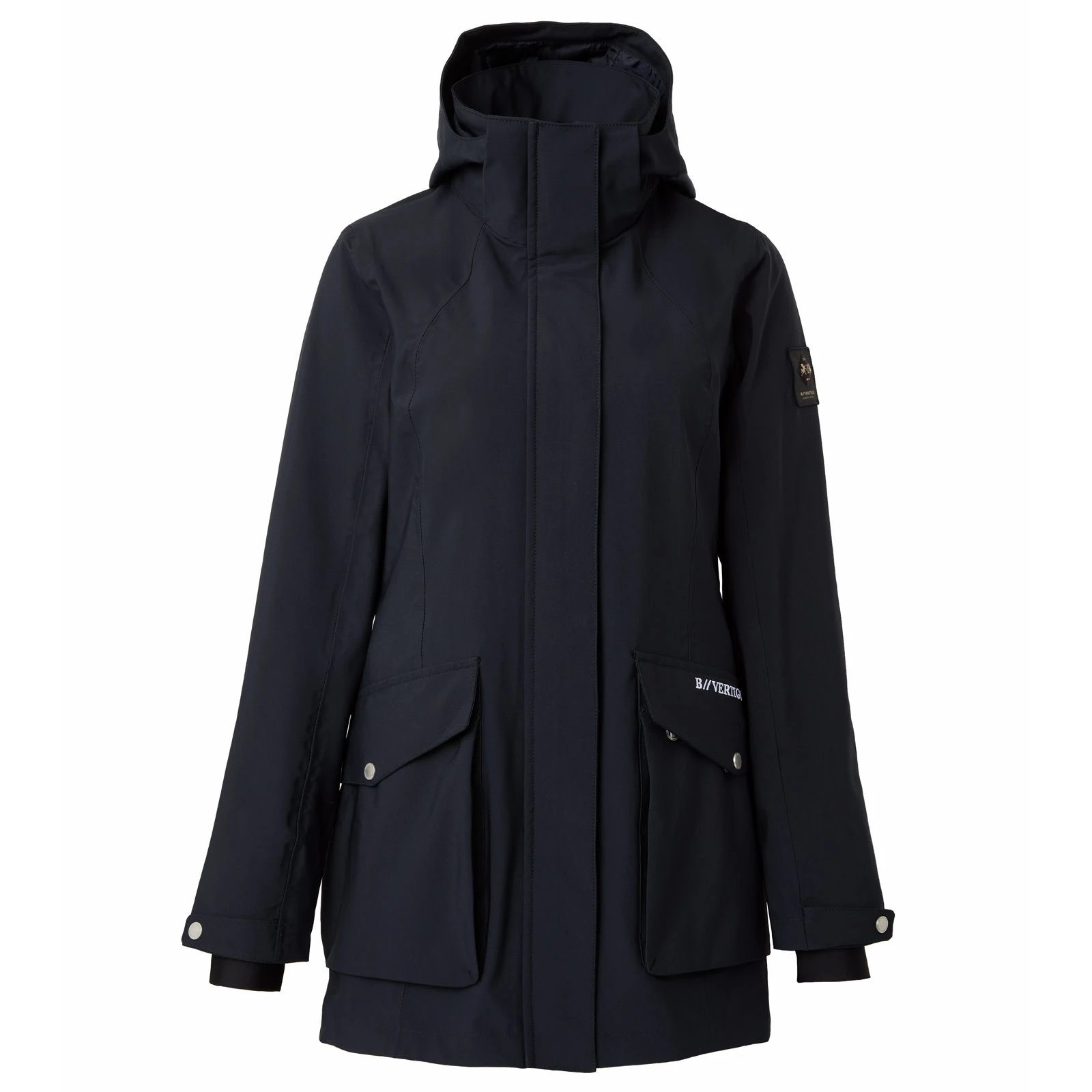 B Vertigo Caroline Womens Water Proof Shell Jacket - Dark Navy 3 B Vertigo Caroline Womens Water Proof Shell Jacket - Dark Navy