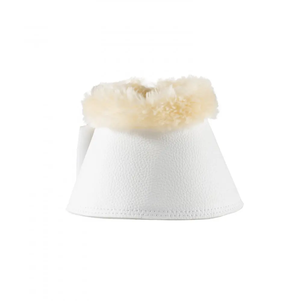 Horze Signature Bell Boots - White 4 Horze Signature Bell Boots - White - Image 2