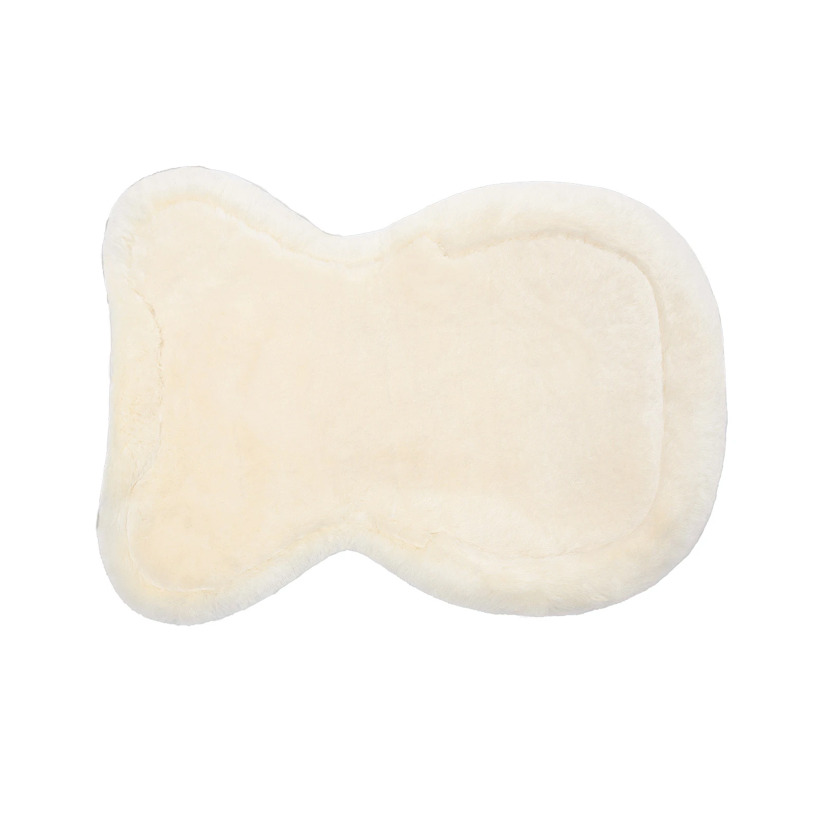 Horze Harleigh Gel Pad With Full Lambskin Padding - Off-White 4 Horze Harleigh Gel Pad With Full Lambskin Padding - Off-White - Image 2