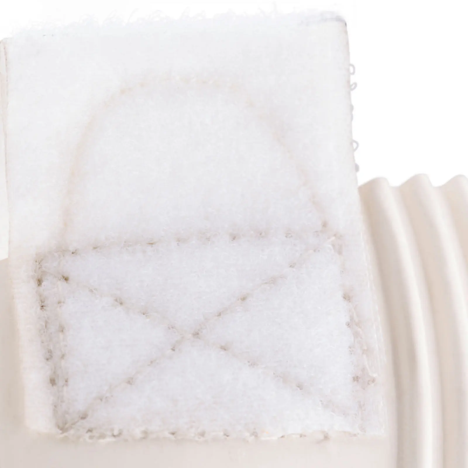 Horze Double Closure No Turn Rubber Bell Boots - White 8 Horze Double Closure No Turn Rubber Bell Boots - White - Image 6