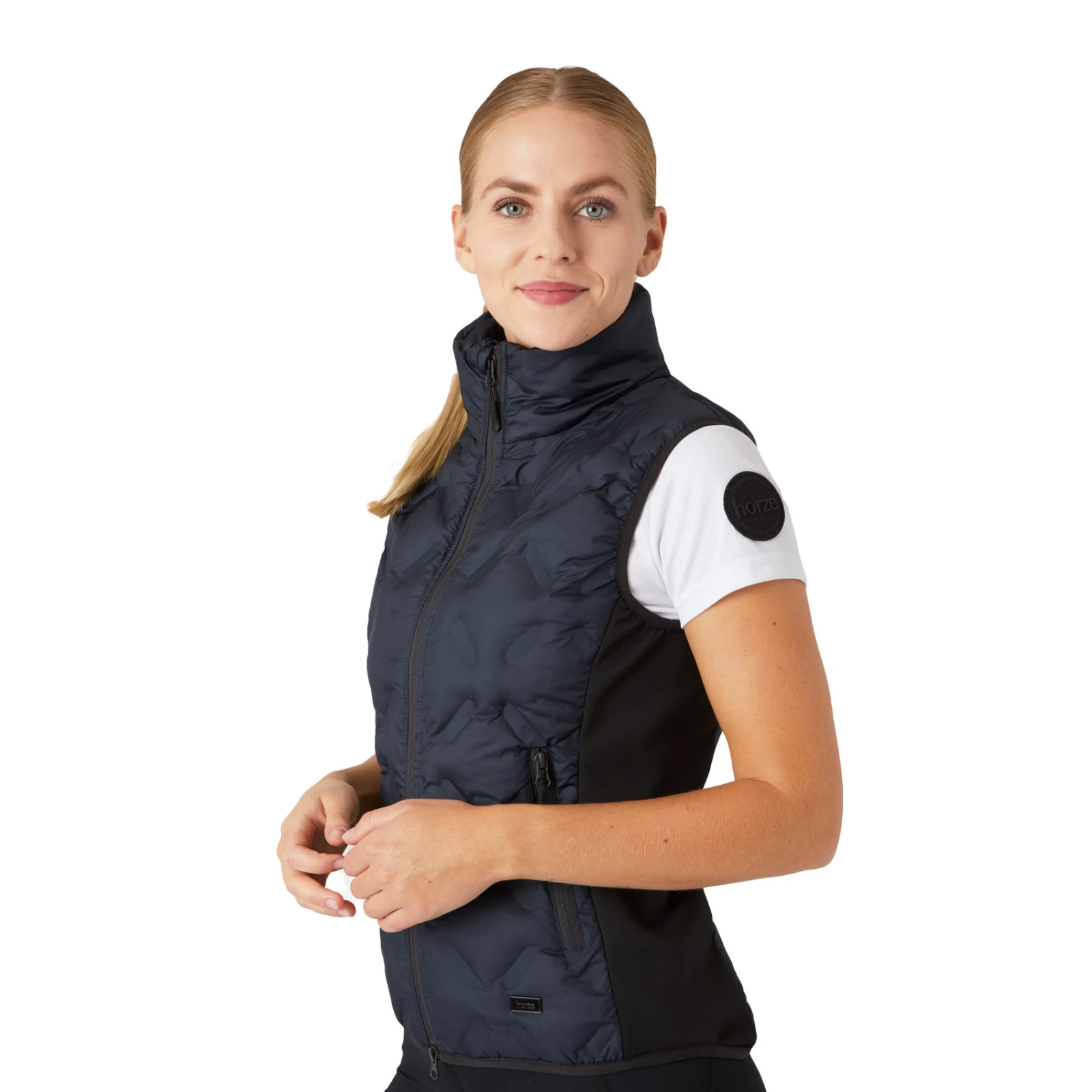 Horze Shelly Womens Vest - Dark Navy 9 Horze Shelly Womens Vest - Dark Navy - Image 7