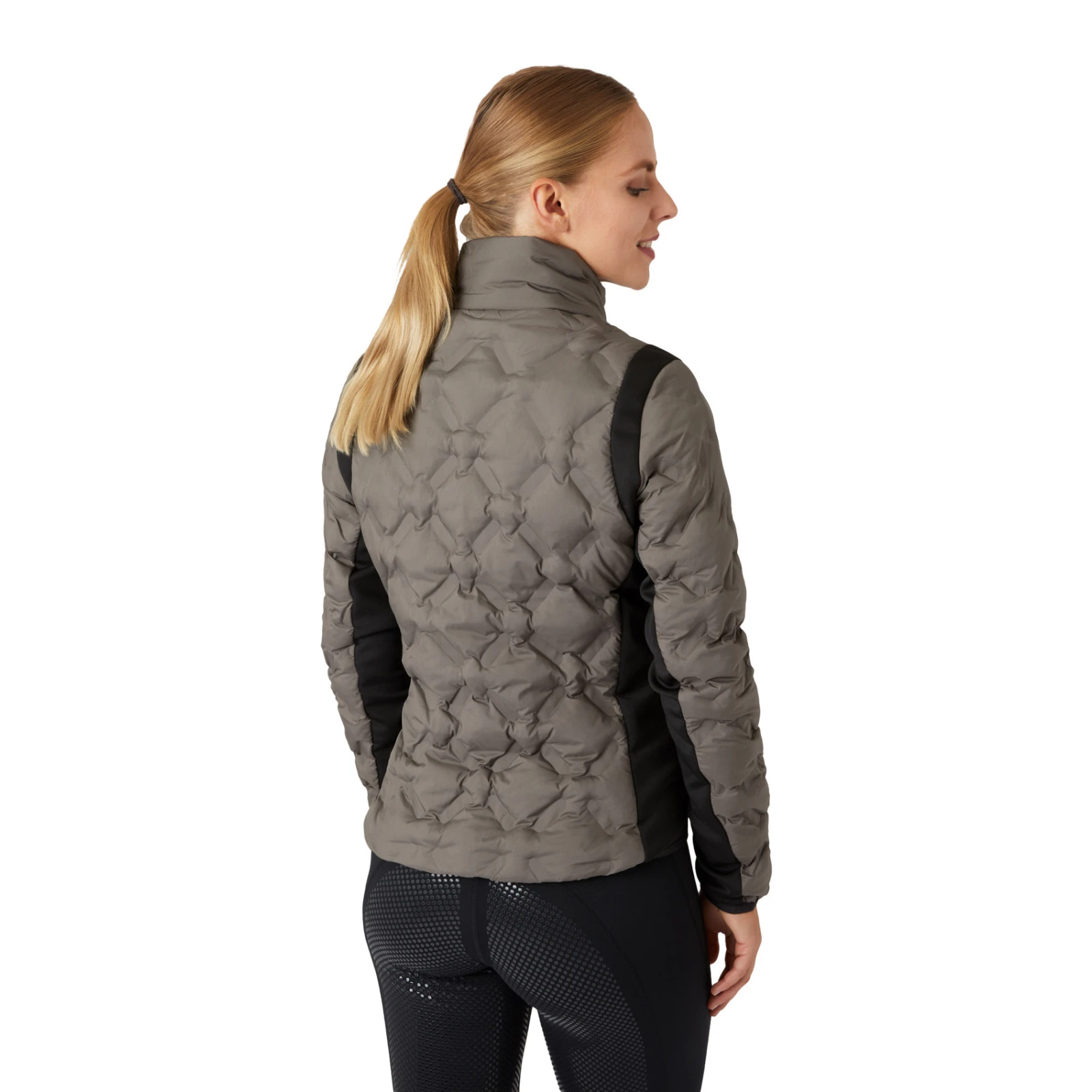 Horze Shelly Womens Padded Jacket - Morel Brown 7 Horze Shelly Womens Padded Jacket - Morel Brown - Image 5