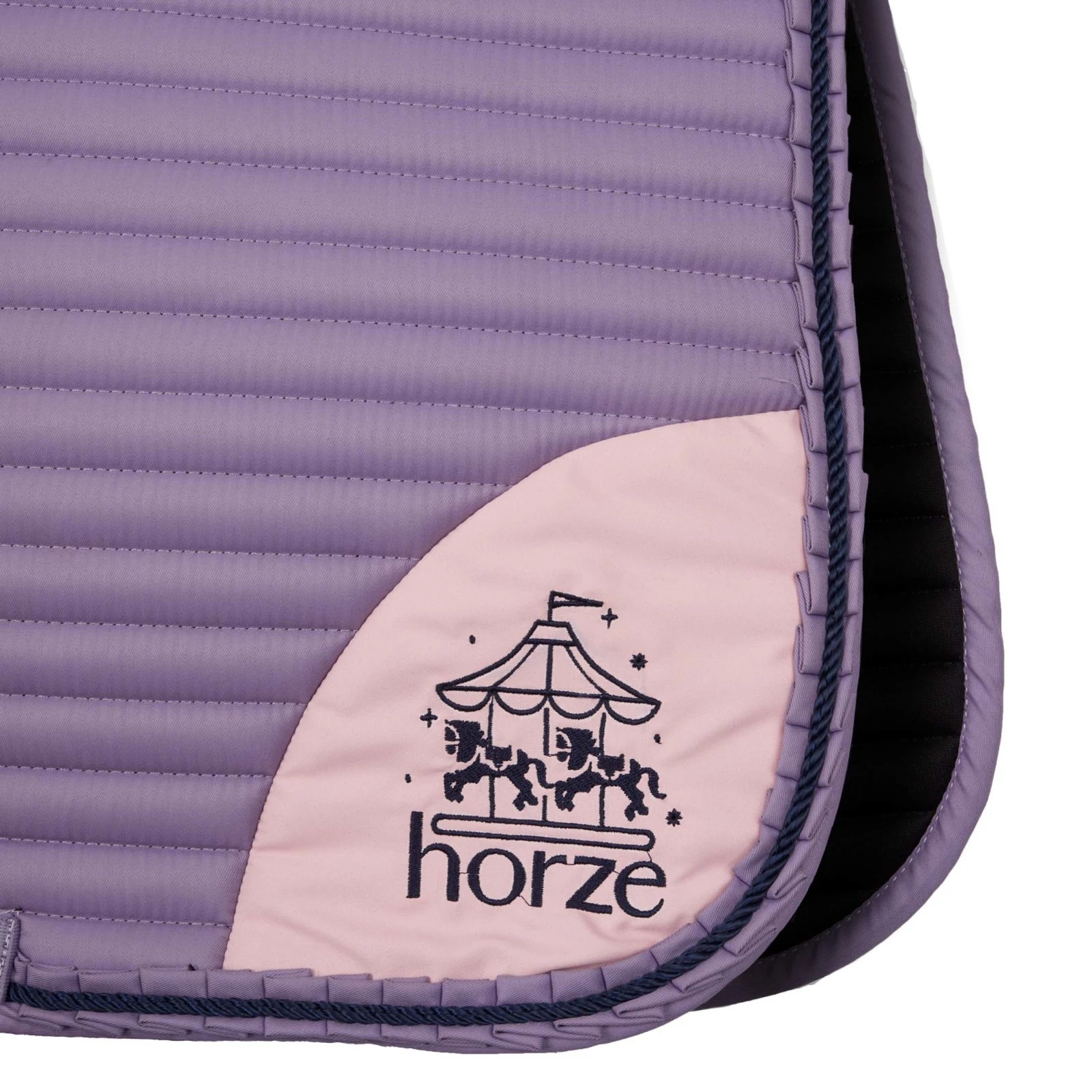 Horze Magical Carousel Pony Saddle Pad - Grey Ridge Purple 7 Horze Magical Carousel Pony Saddle Pad - Grey Ridge Purple - Image 5