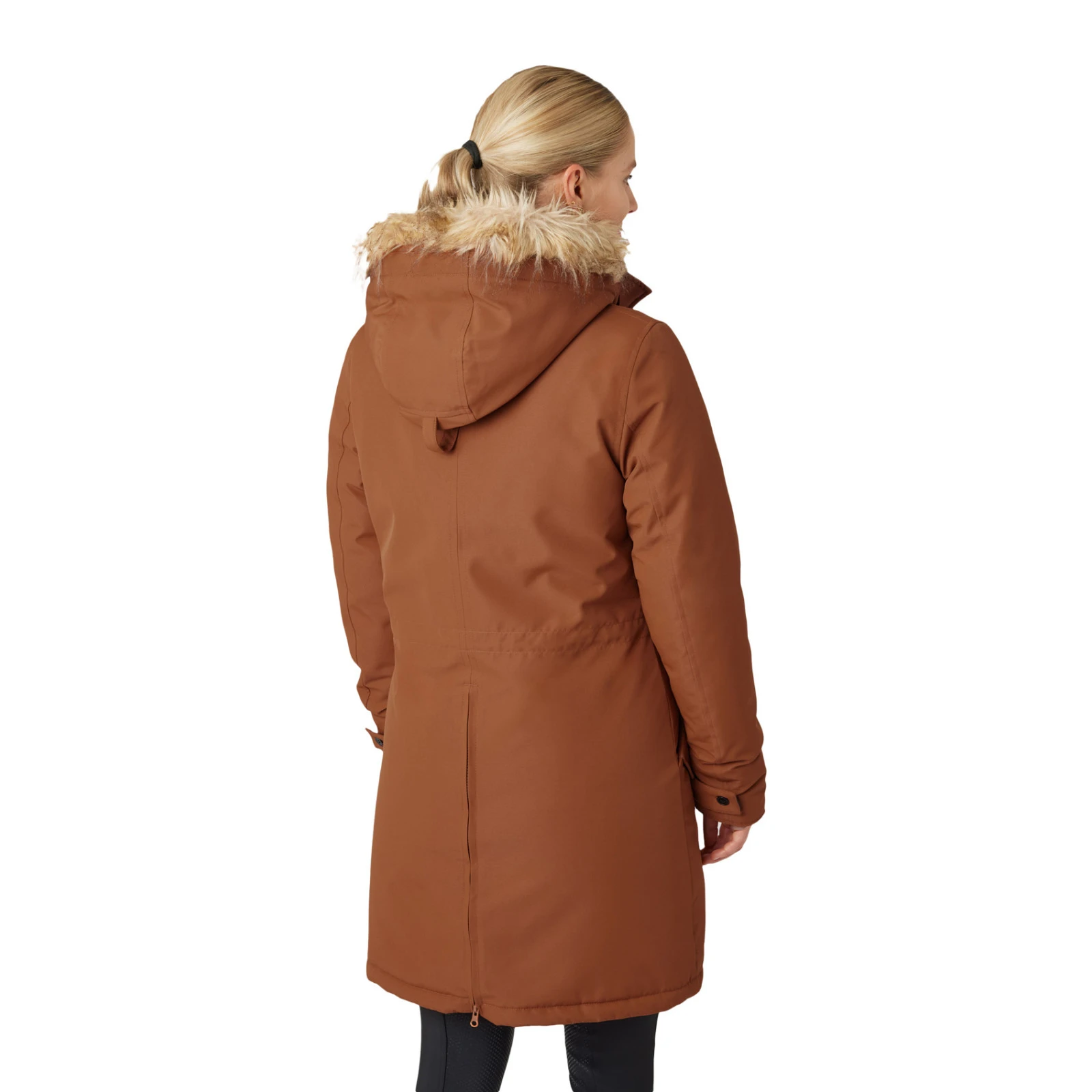 B Vertigo Gwen Womens Parka Riding Jacket - Leather Brown 10 B Vertigo Gwen Womens Parka Riding Jacket - Leather Brown - Image 8