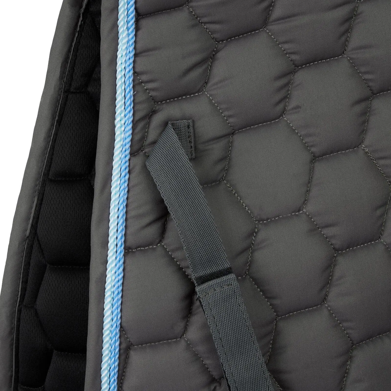 Horze Arizona Double Corded All Purpose Saddle Pad - Smoked Pearl Grey 7 Horze Arizona Double Corded All Purpose Saddle Pad - Smoked Pearl Grey - Image 5