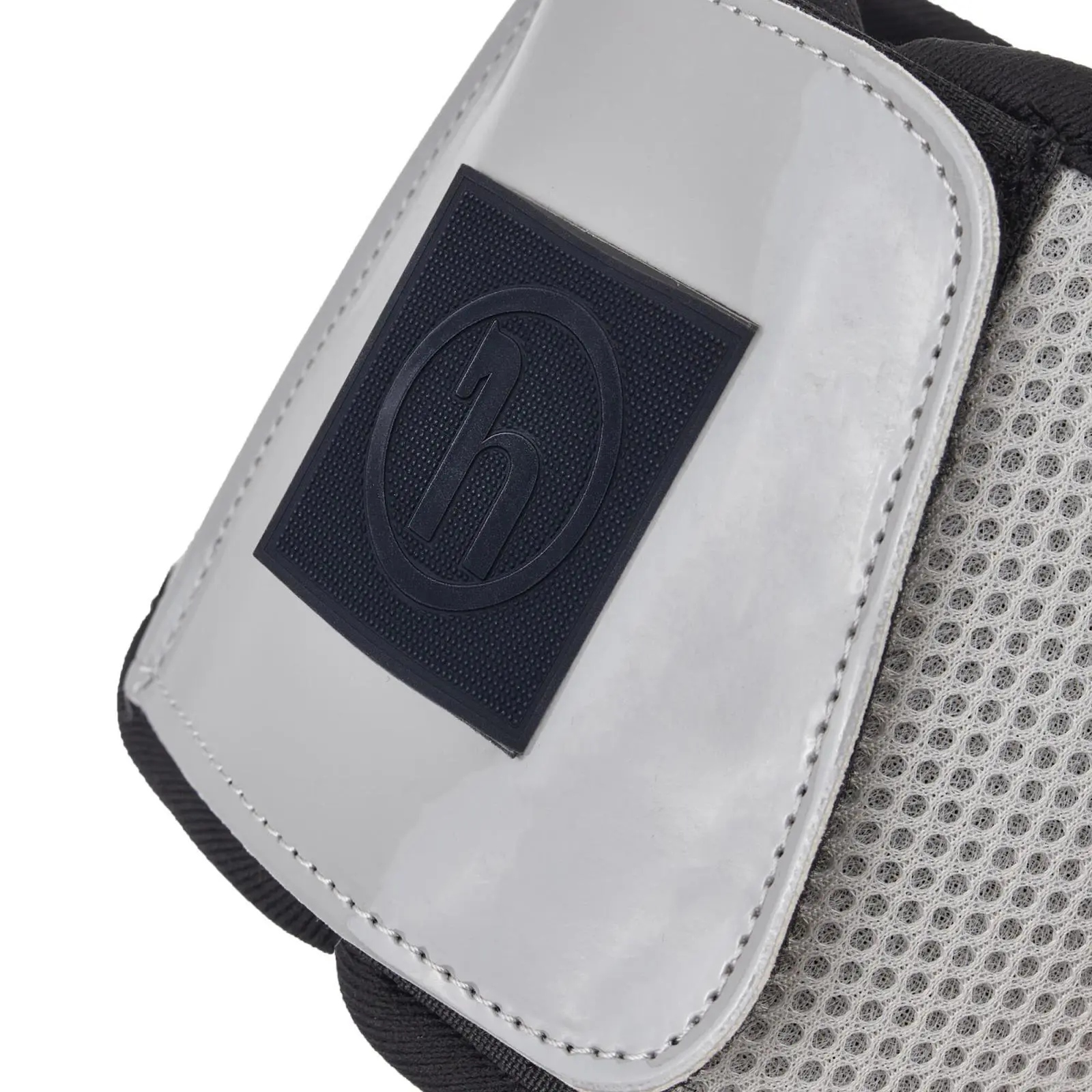 Horze Smoky Twilight Air Mesh Bell Boots - Quiet Grey 6 Horze Smoky Twilight Air Mesh Bell Boots - Quiet Grey - Image 4