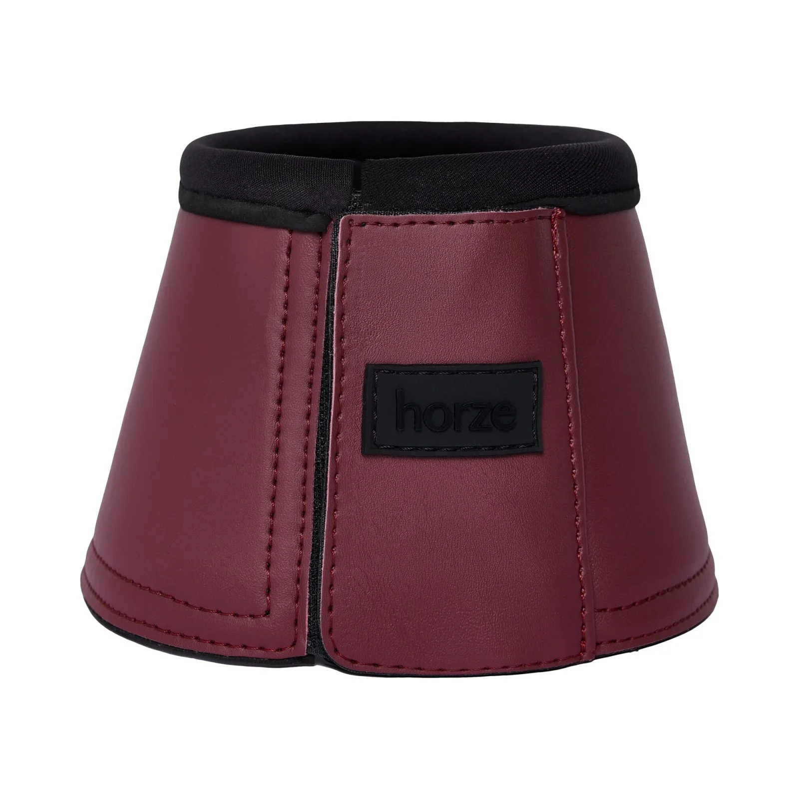 Horze Noir Neoprene Lined Bell Boots - Rhubarb Dark Red 8 Horze Noir Neoprene Lined Bell Boots - Rhubarb Dark Red - Image 6
