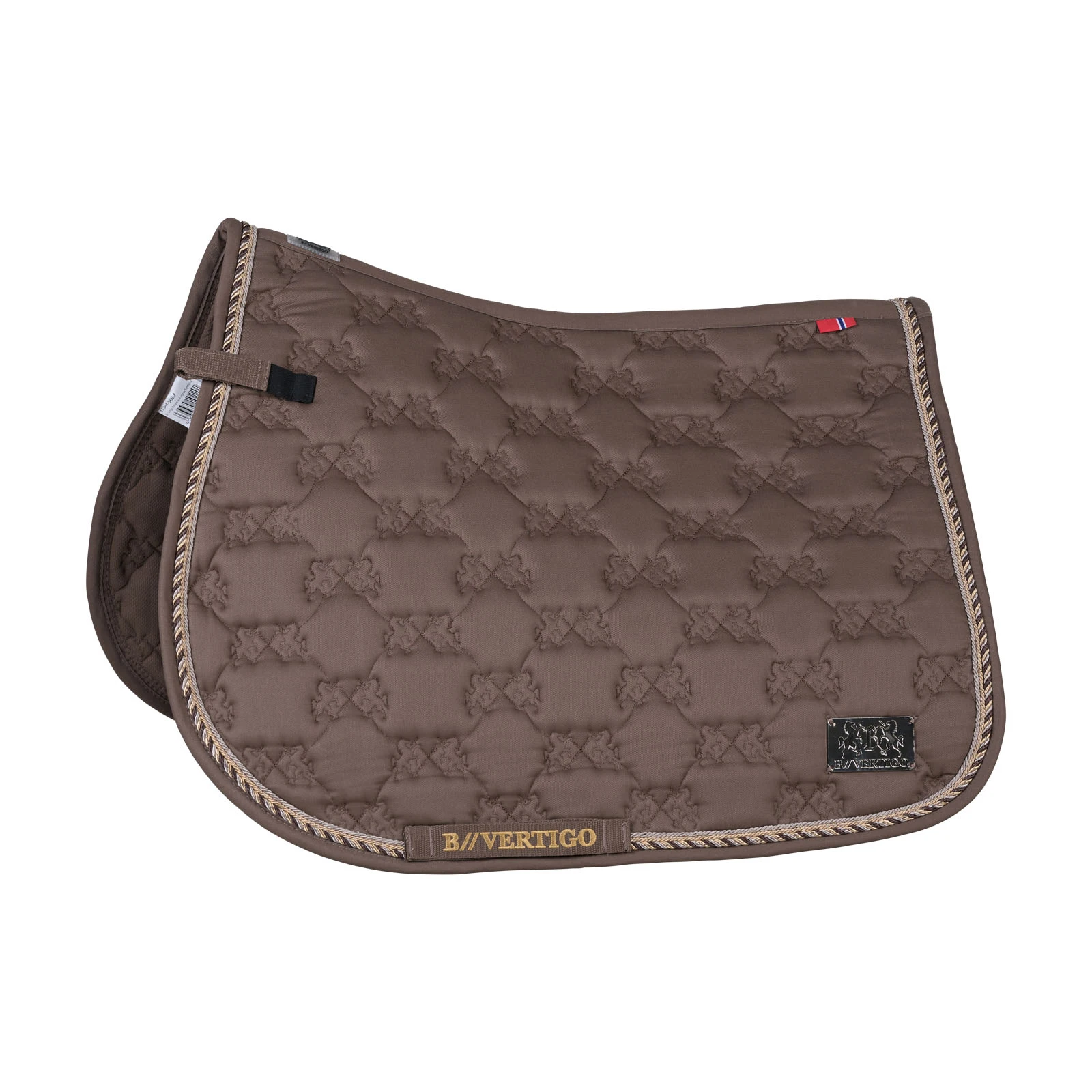 B Vertigo Monaco All Purpose Saddle Pad - Dark Navy 4 B Vertigo Monaco All Purpose Saddle Pad - Dark Navy - Image 2