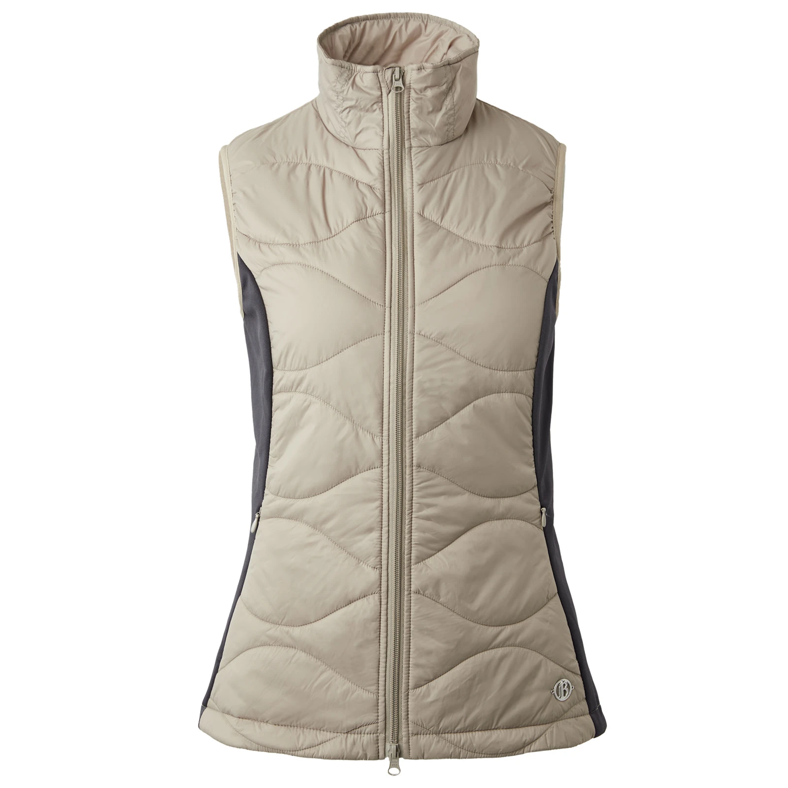 B Vertigo Belle Womens Hybrid Vest - Weathered Teak/Dark Navy 3 B Vertigo Belle Womens Hybrid Vest - Weathered Teak/Dark Navy