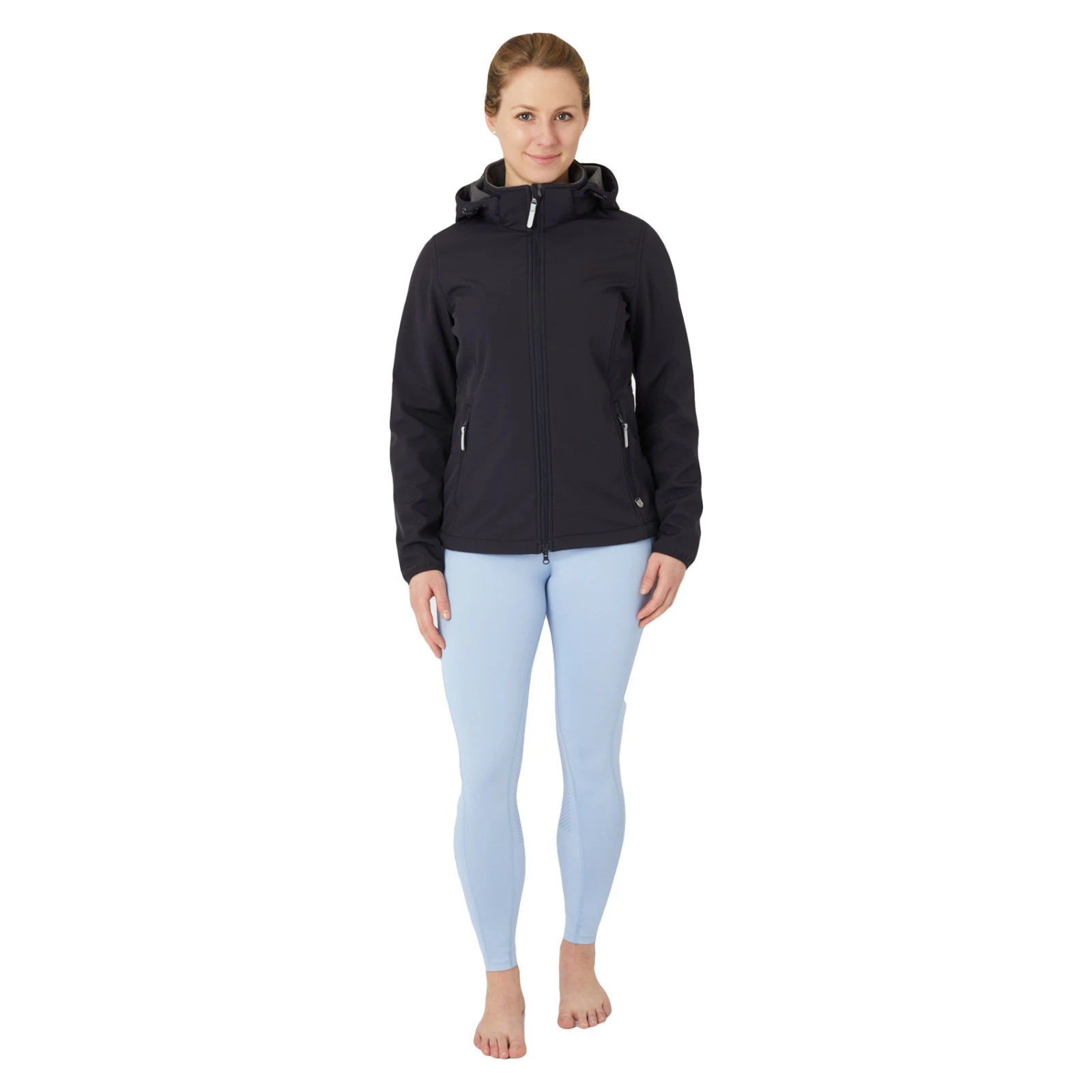 Horze Trisha Womens Softshell Jacket - Dark Navy 10 Horze Trisha Womens Softshell Jacket - Dark Navy - Image 8