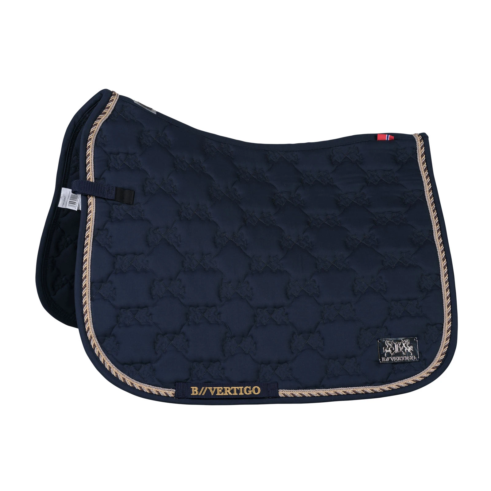 B Vertigo Monaco Dressage Saddle Pad - Shiitake Beige 5 B Vertigo Monaco Dressage Saddle Pad - Shiitake Beige - Image 3