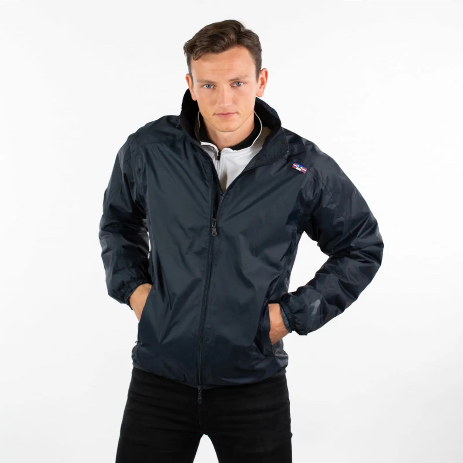 Horze Alexa Unisex Club Jacket - Dark Navy 5 Horze Alexa Unisex Club Jacket - Dark Navy - Image 3