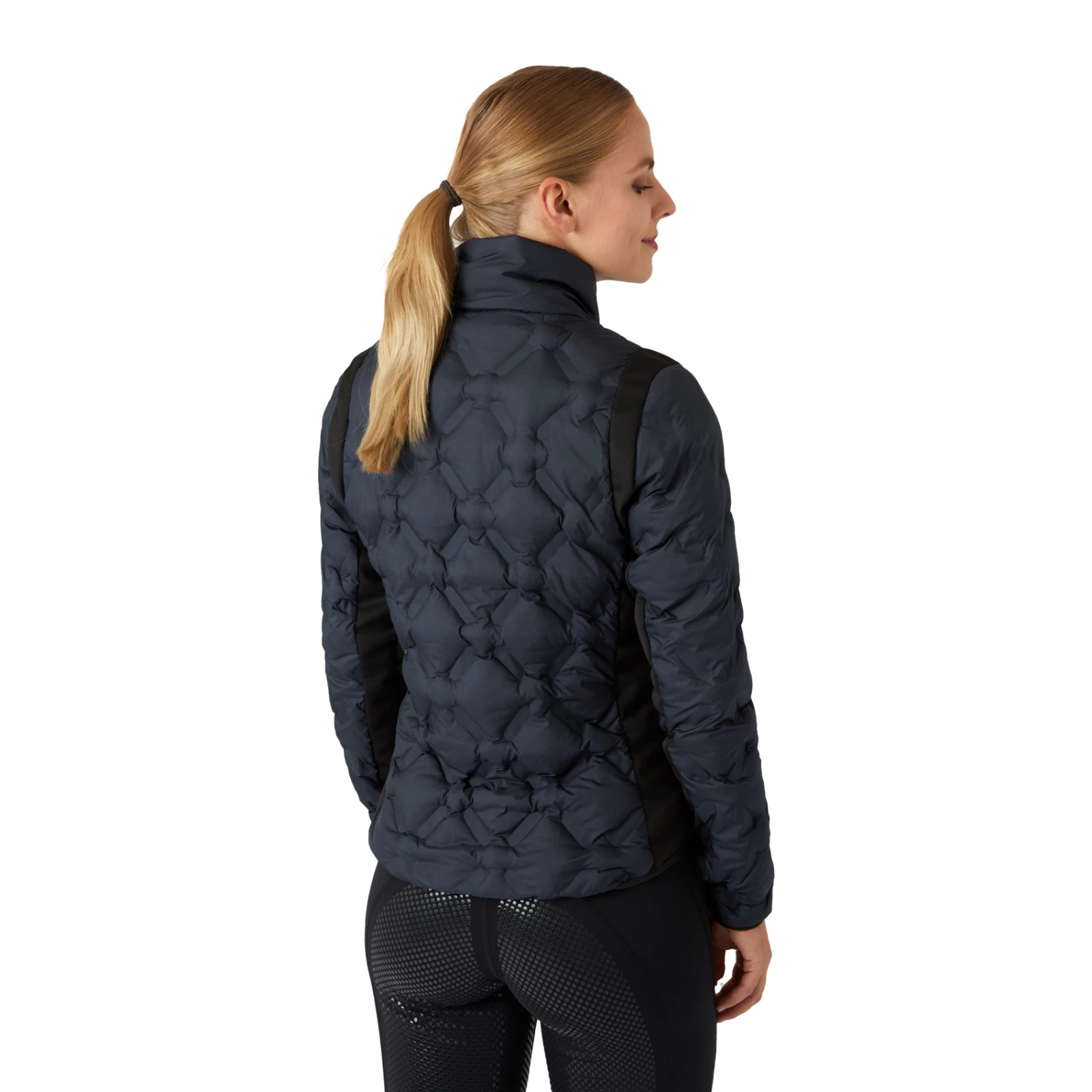 Horze Shelly Womens Padded Jacket - Dark Navy 4 Horze Shelly Womens Padded Jacket - Dark Navy - Image 2