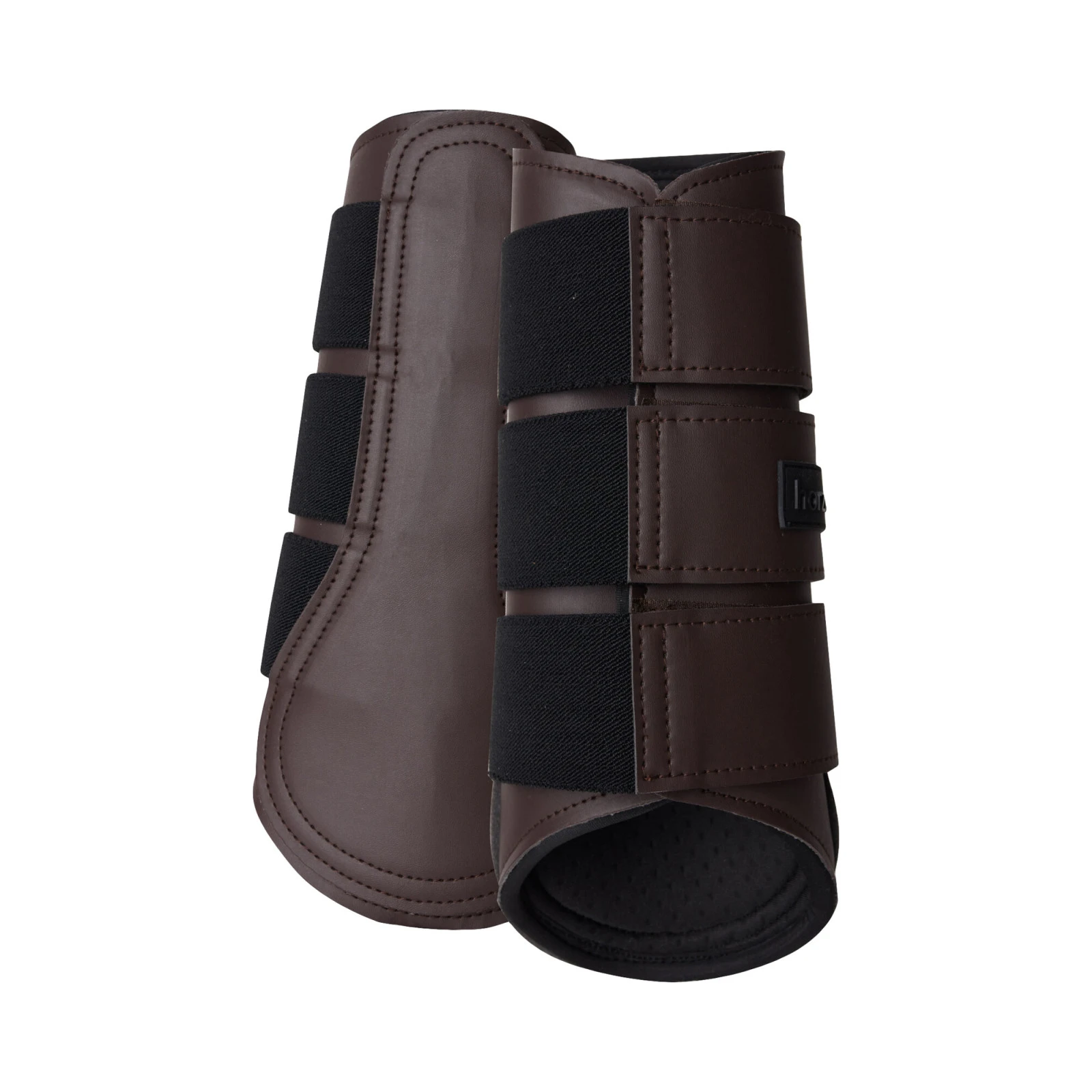 Horze Noir Brushing Boots - Rhubarb Dark Red 9 Horze Noir Brushing Boots - Rhubarb Dark Red - Image 7