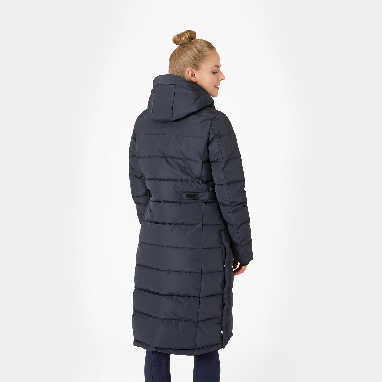 B Vertigo Juliana Womens Padded Parka Jacket - Dark Navy 9 B Vertigo Juliana Womens Padded Parka Jacket - Dark Navy - Image 7