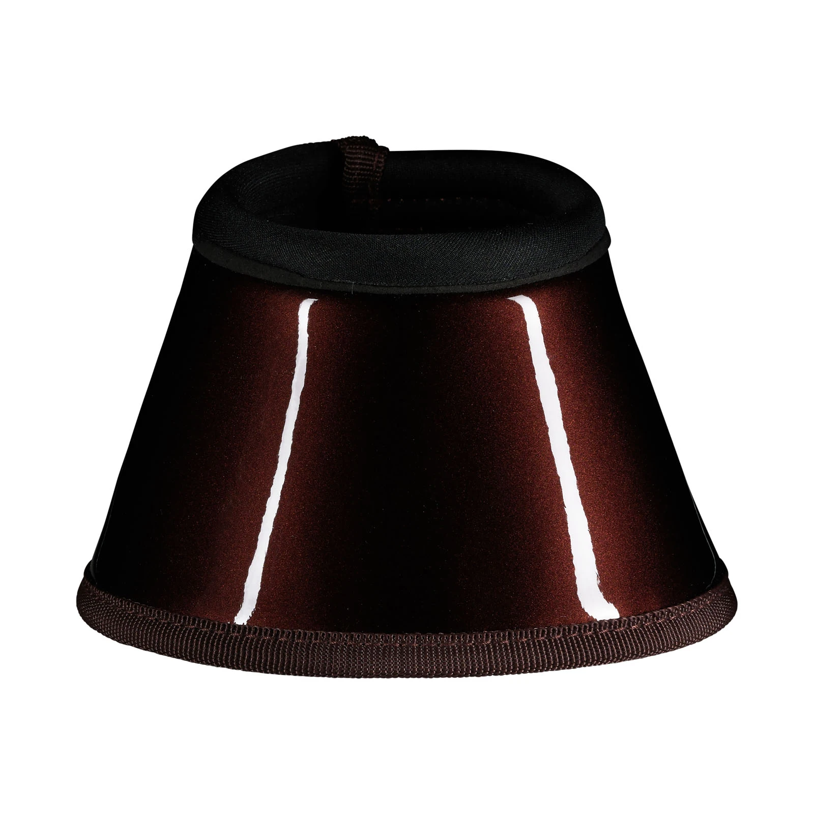 Horze Bell Boots With Glitter - Brown 5 Horze Bell Boots With Glitter - Brown - Image 3